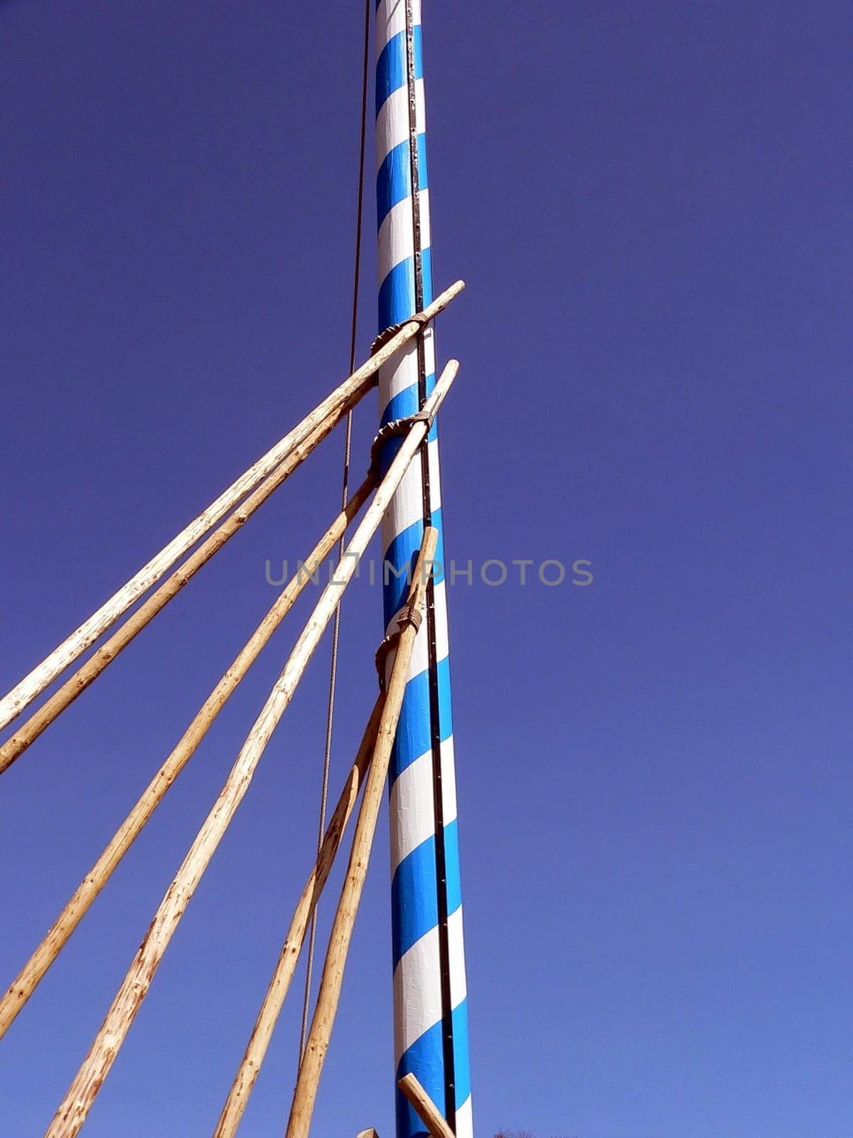 Erecting the maypole