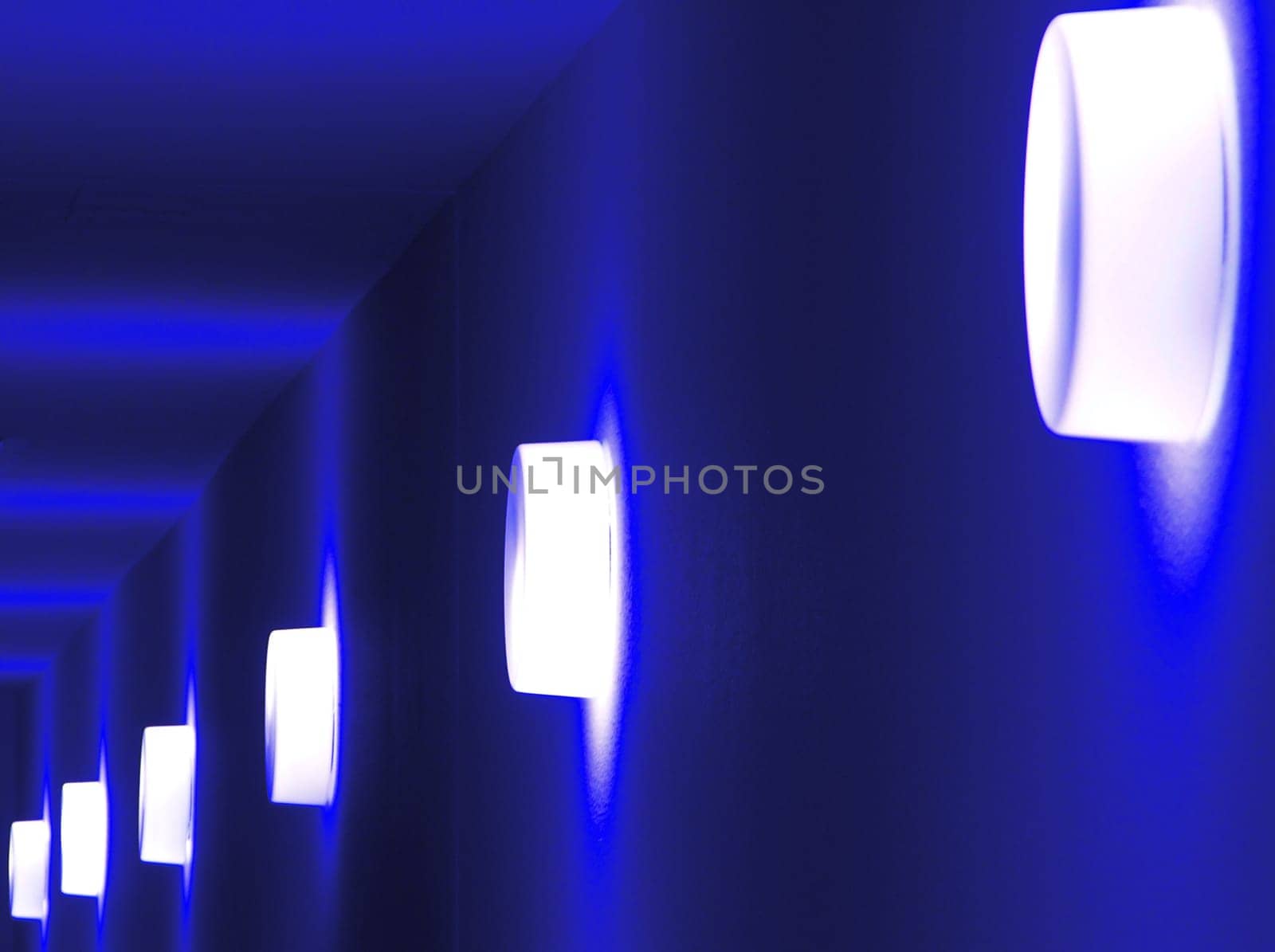 blue glow