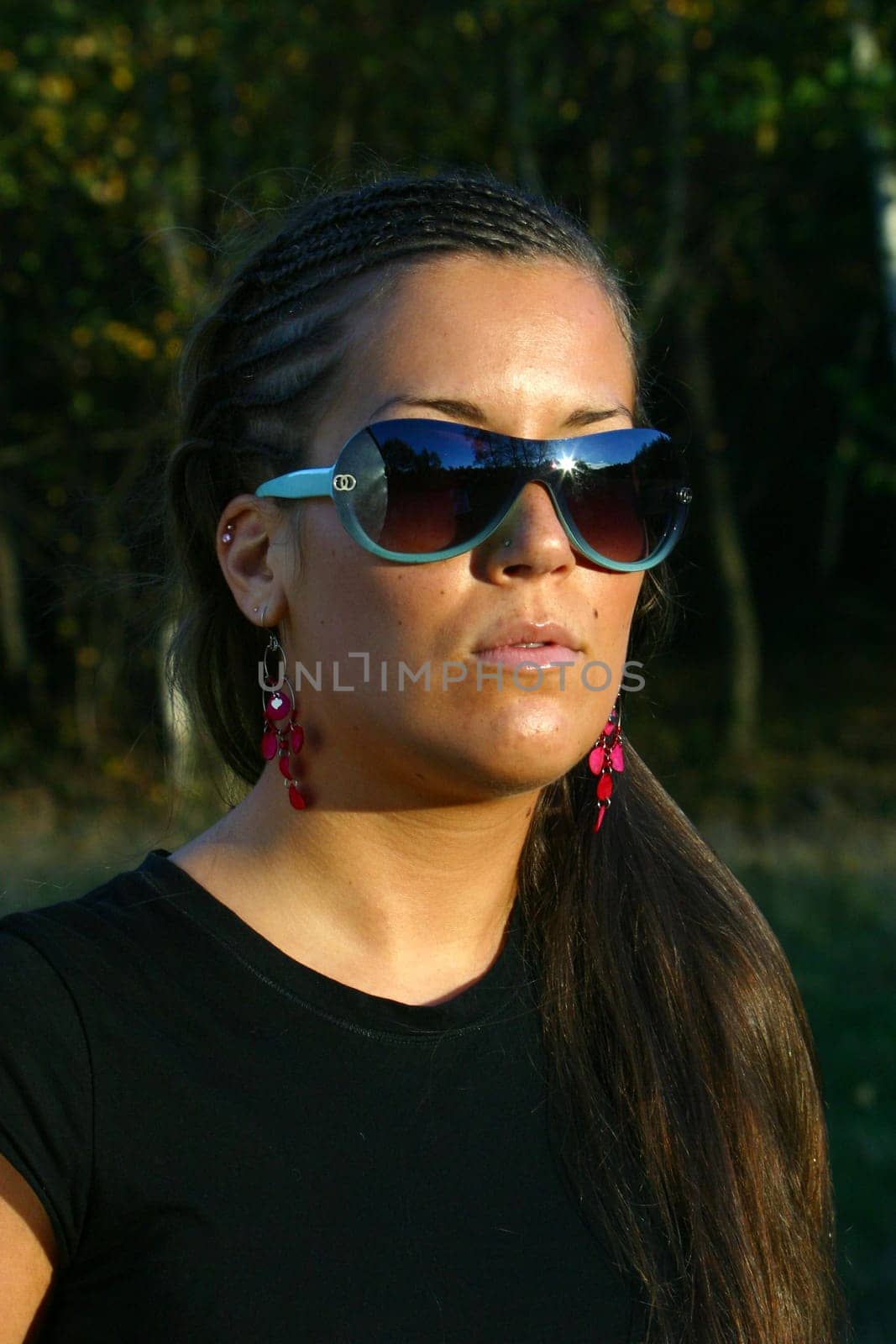 Model Joana with sunglasses