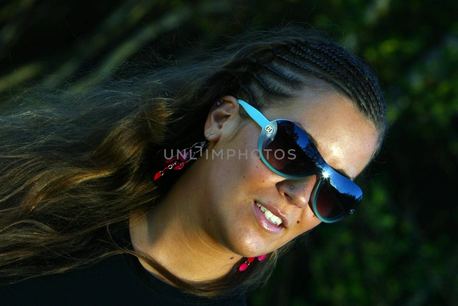 Model Joana with sunglasses