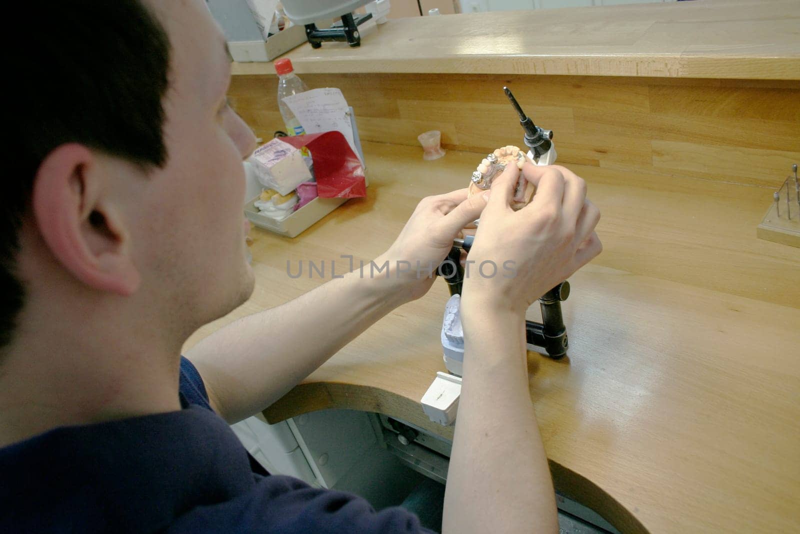 Trainee at work