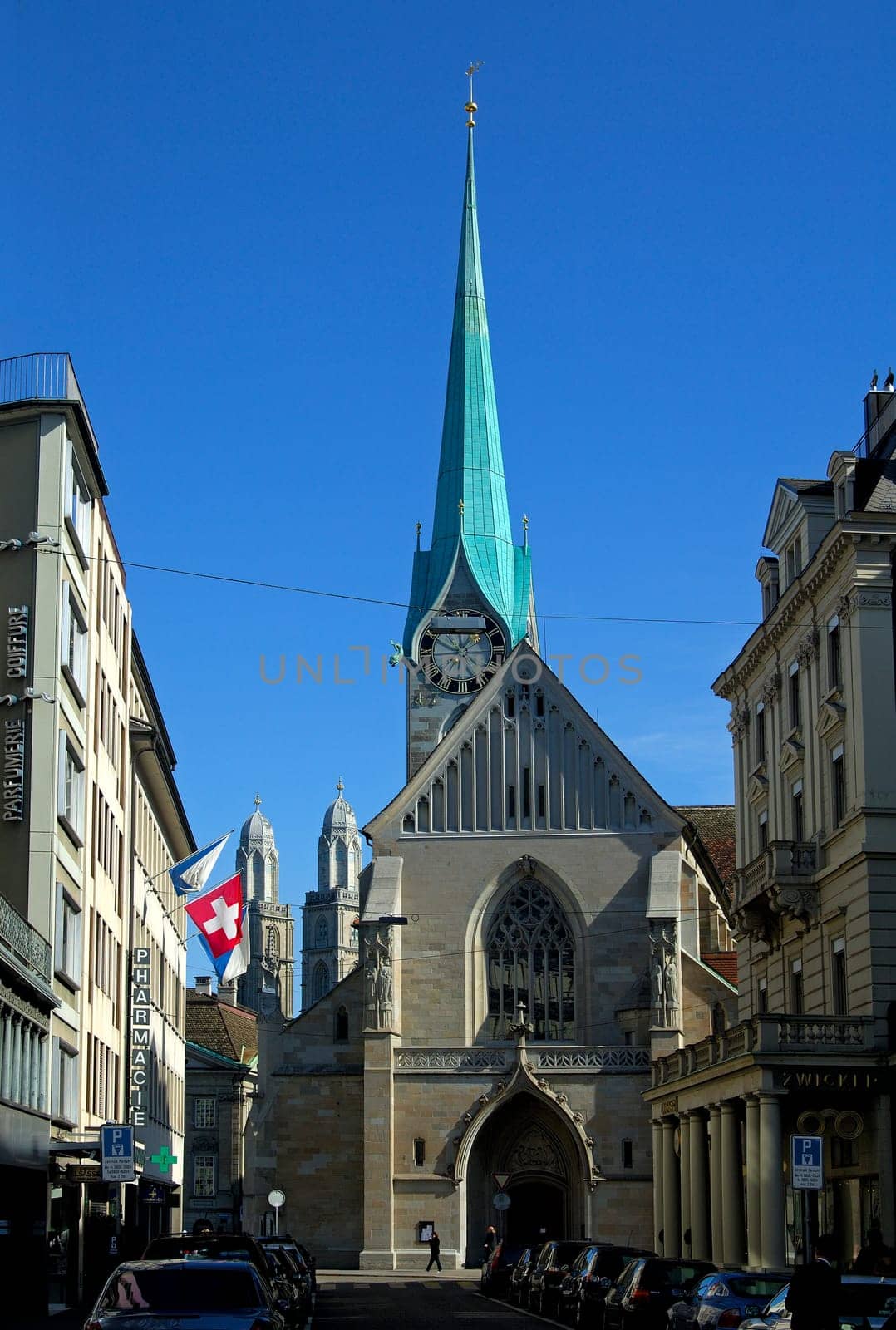 Frauenmünster,city centre,Zurich