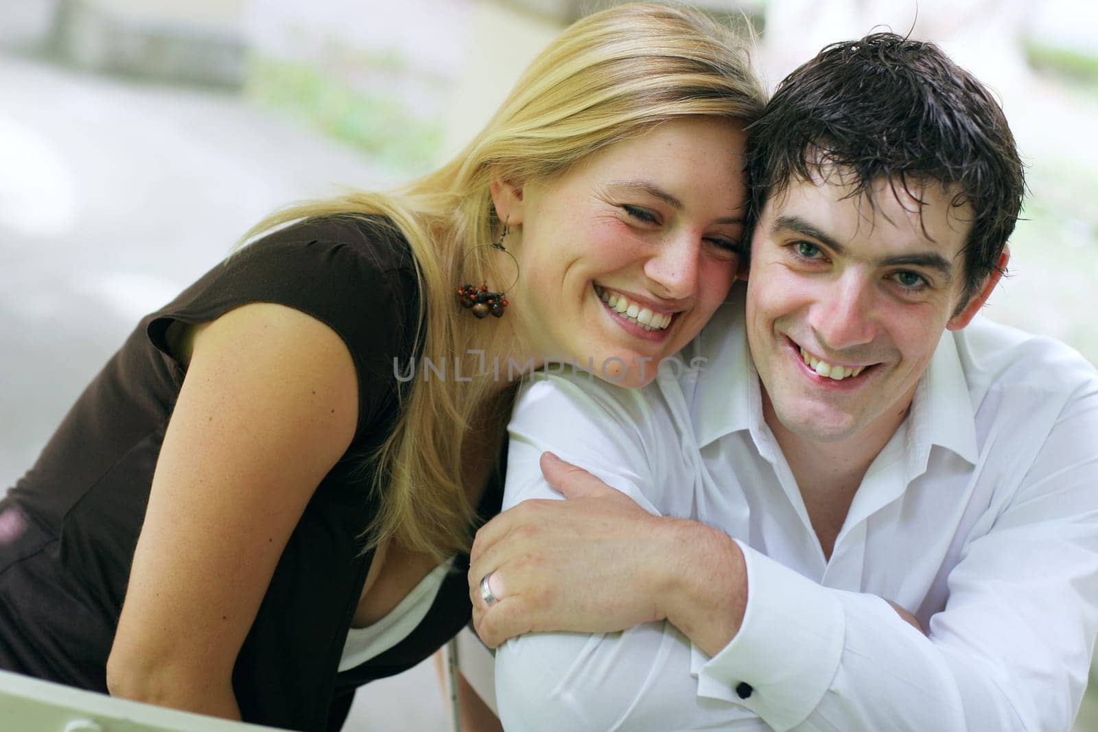 Laughing together