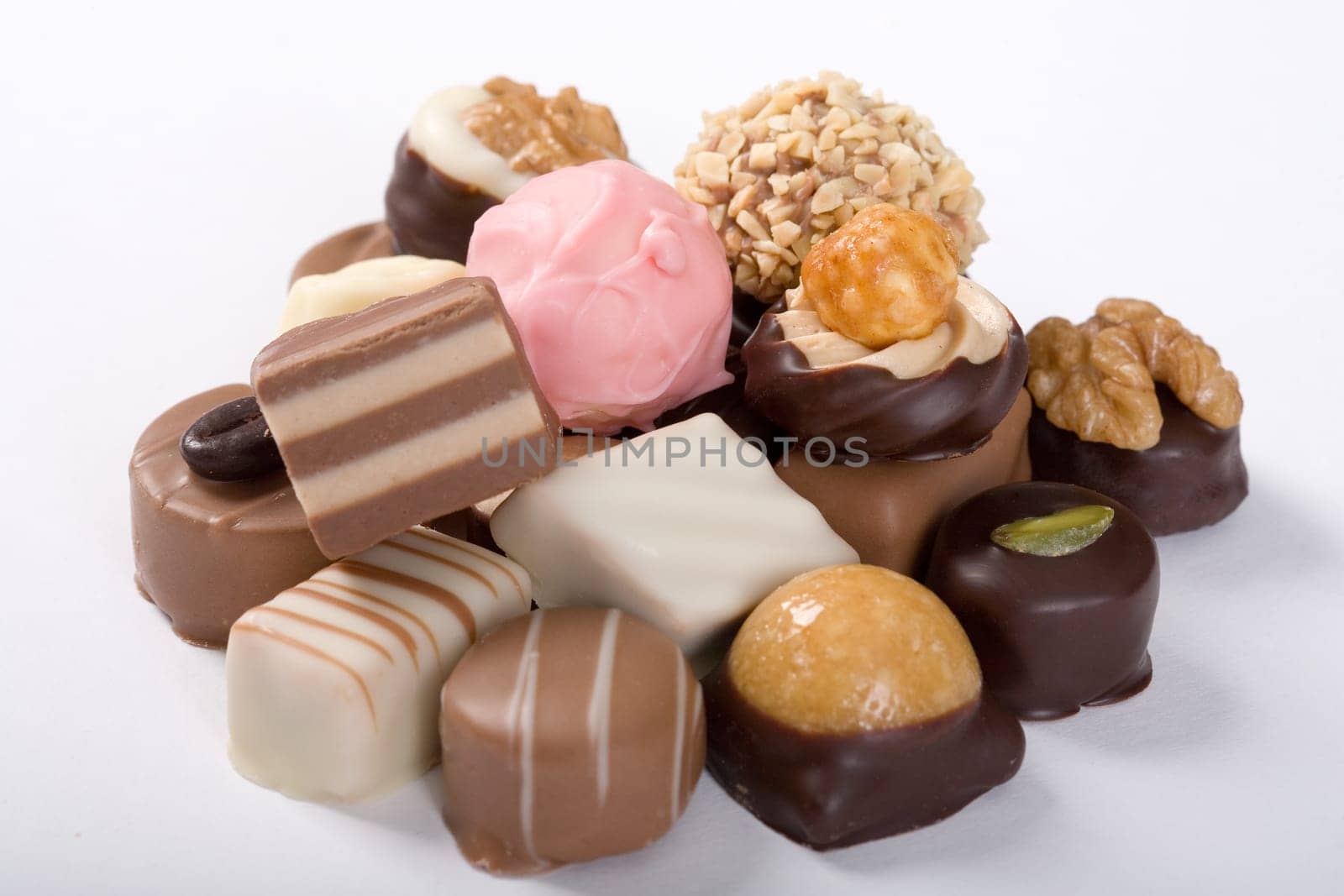 Pile of chocolates