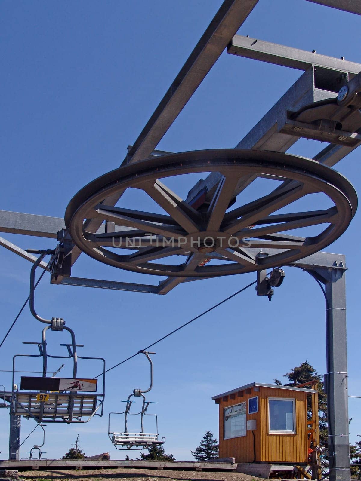 Chairlift on Klinovec
