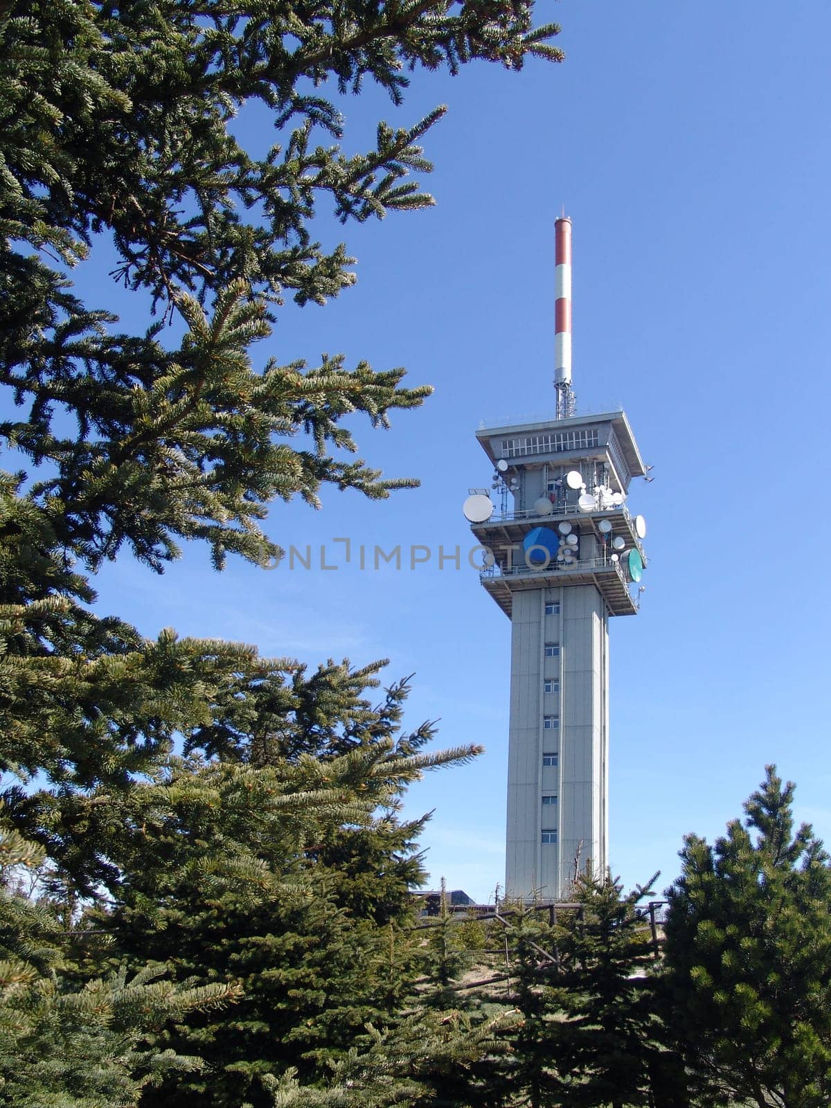 Television tower on Klinovec