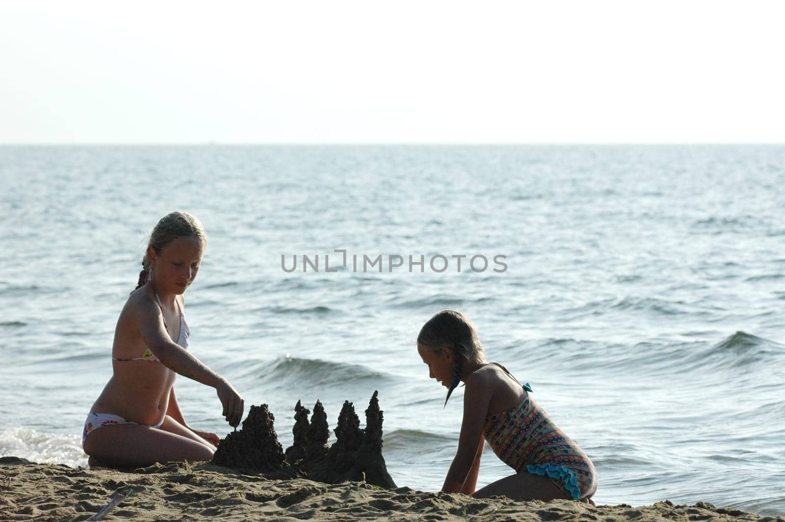 Children on the beach