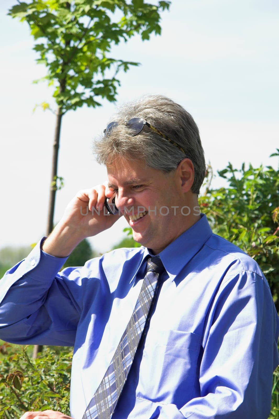 mobile businessman