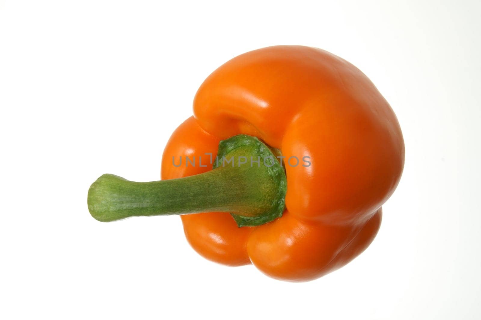 Peppers,orange,side view