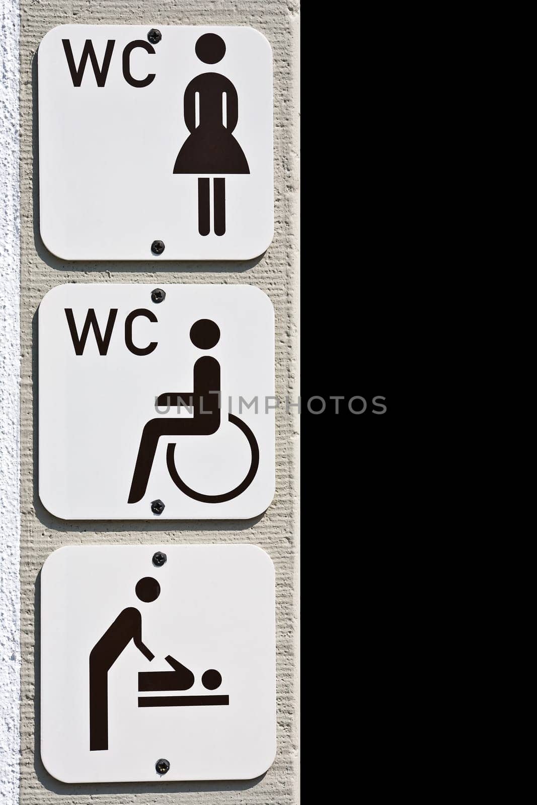 Toilet signs