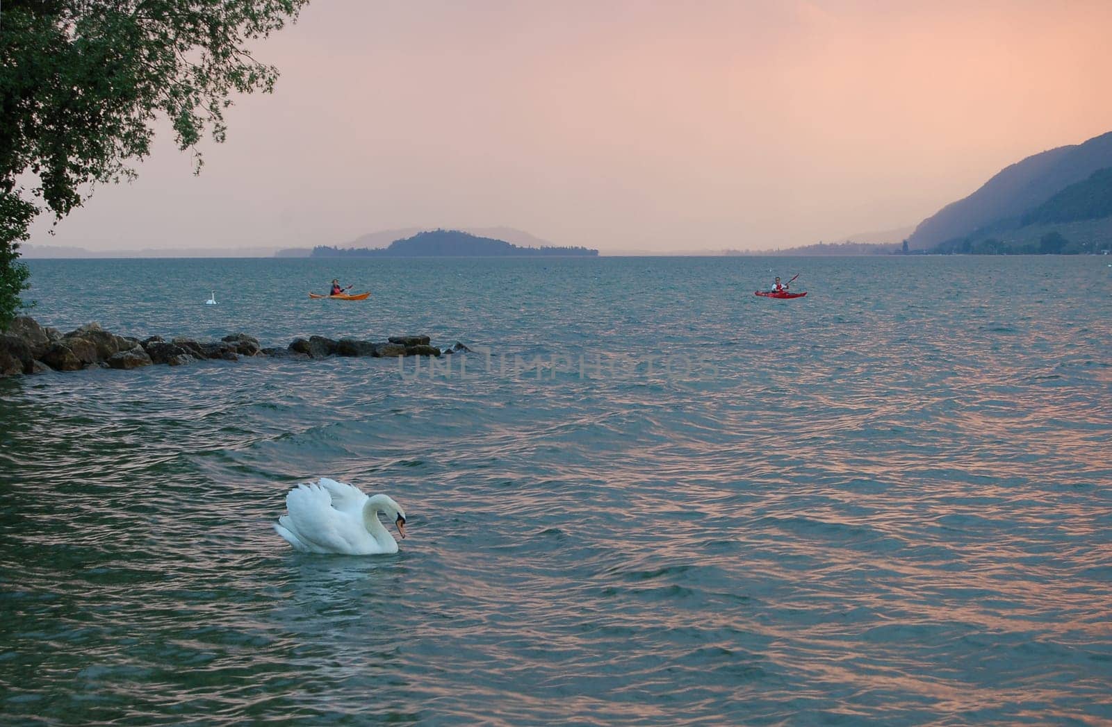 Atmosphere at the lake