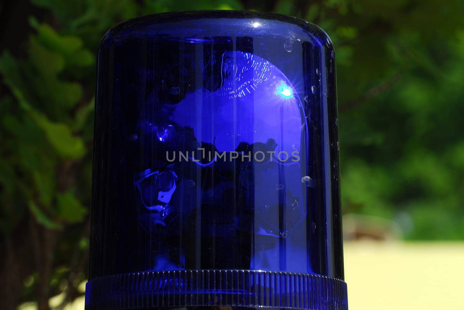 blue signal light