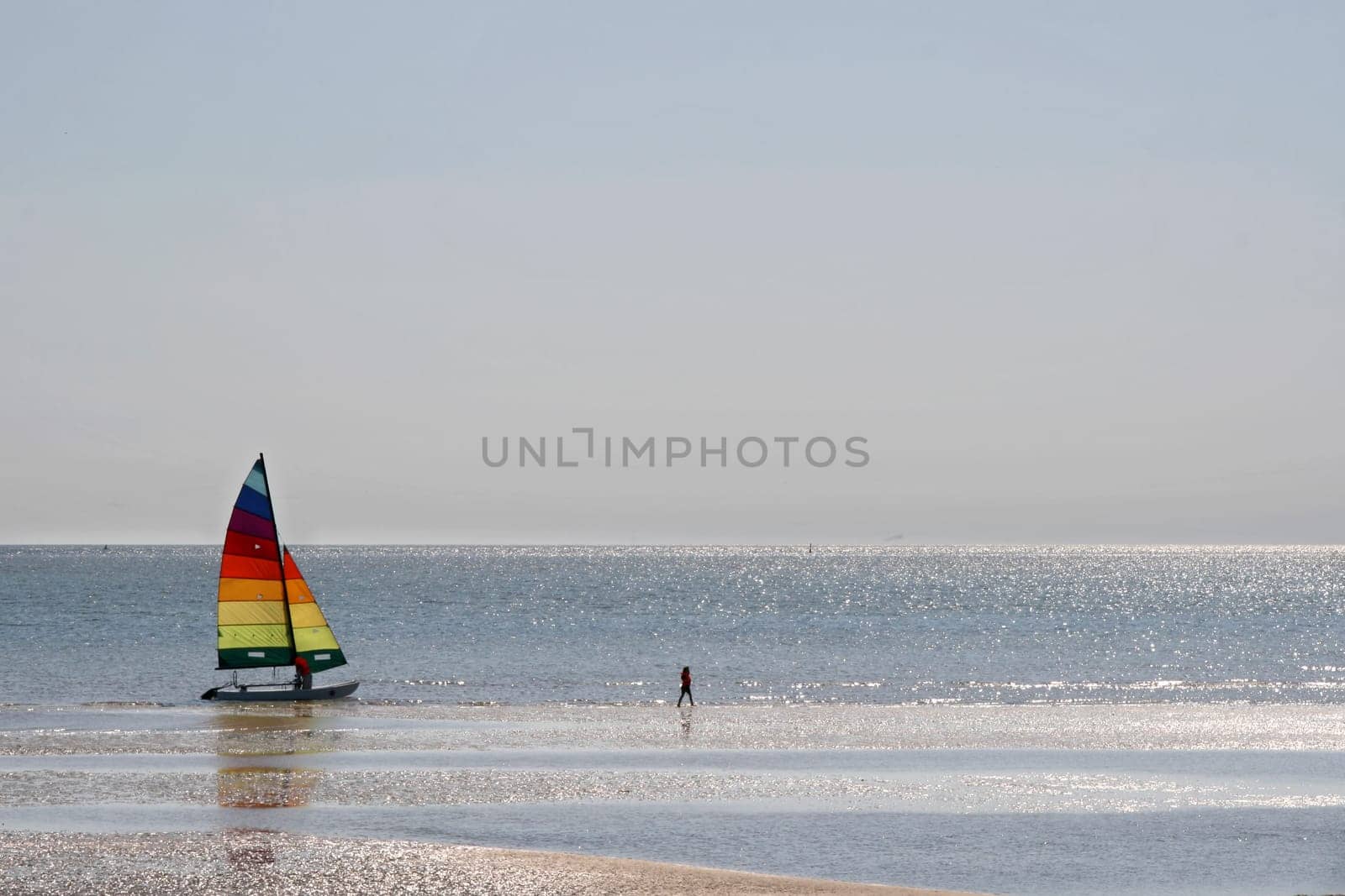 Sailing in the Wadden Sea = sailing where others walk -)