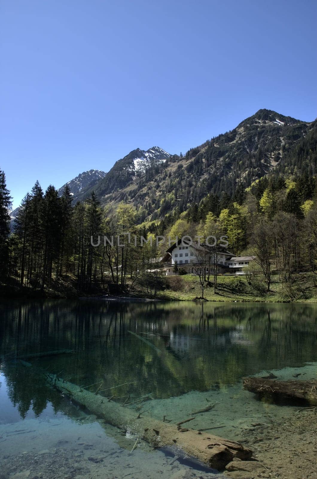 Mountain lake in the Allgäu