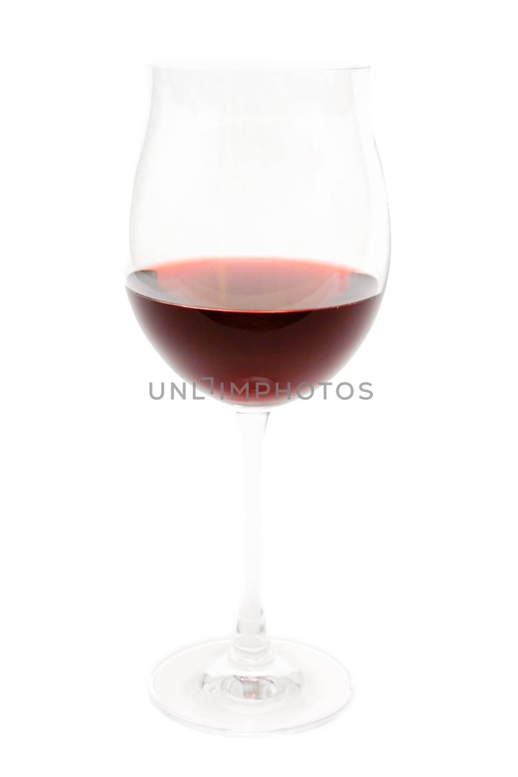 Insulated red wine glass