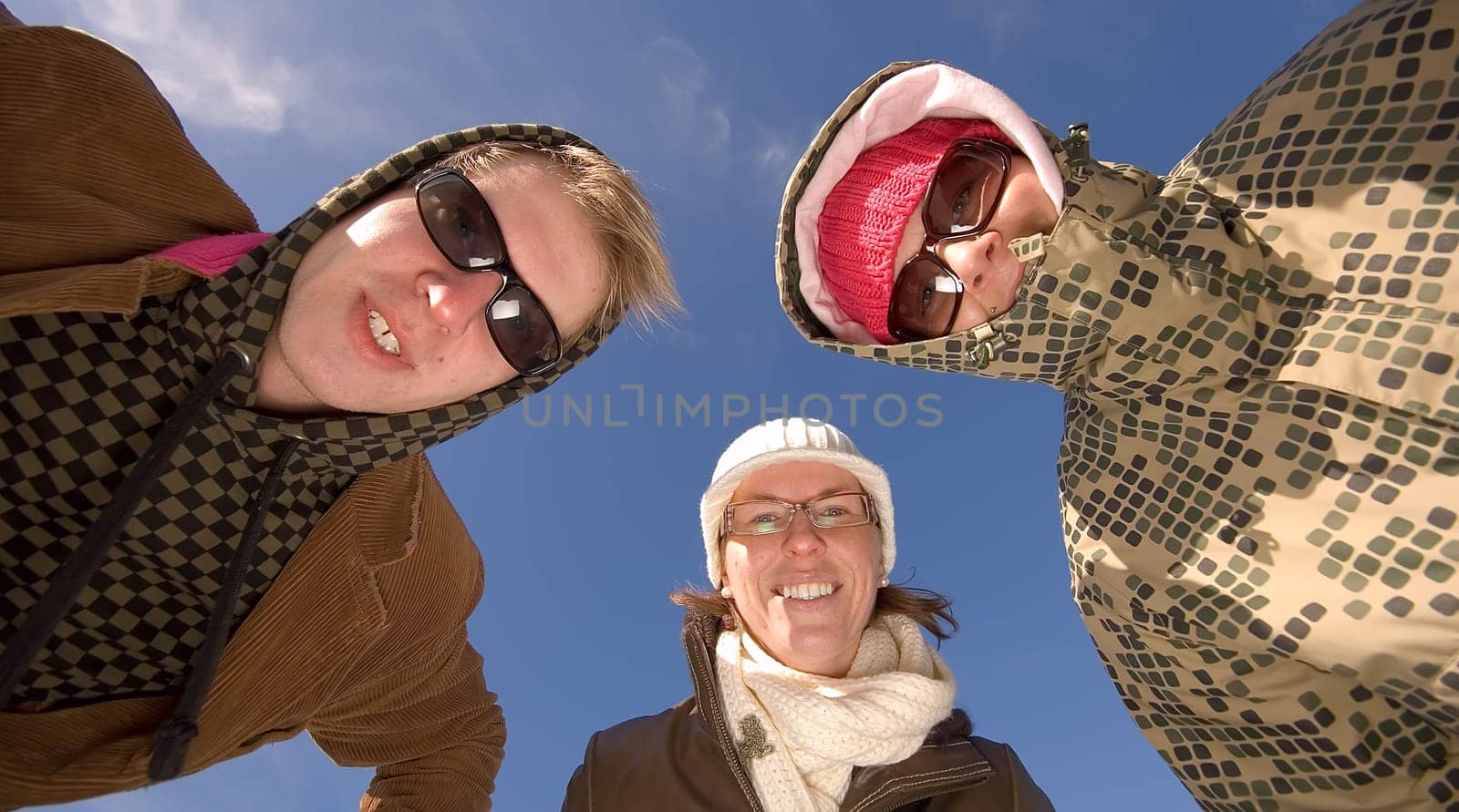 three people