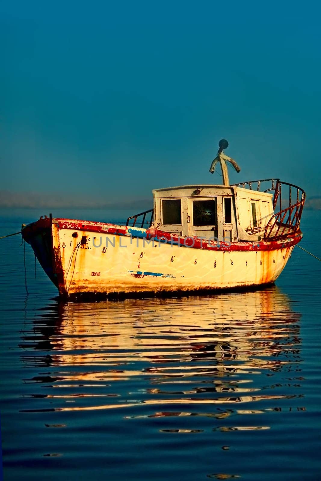 ... not a nice boat... but a picturesque wonderfully colored boat,my favorite boat,when it drives,then it rocks,rolls and groans,starting the engine was always a matter of hours,it smelled penetratingly of fish.... But I loved it