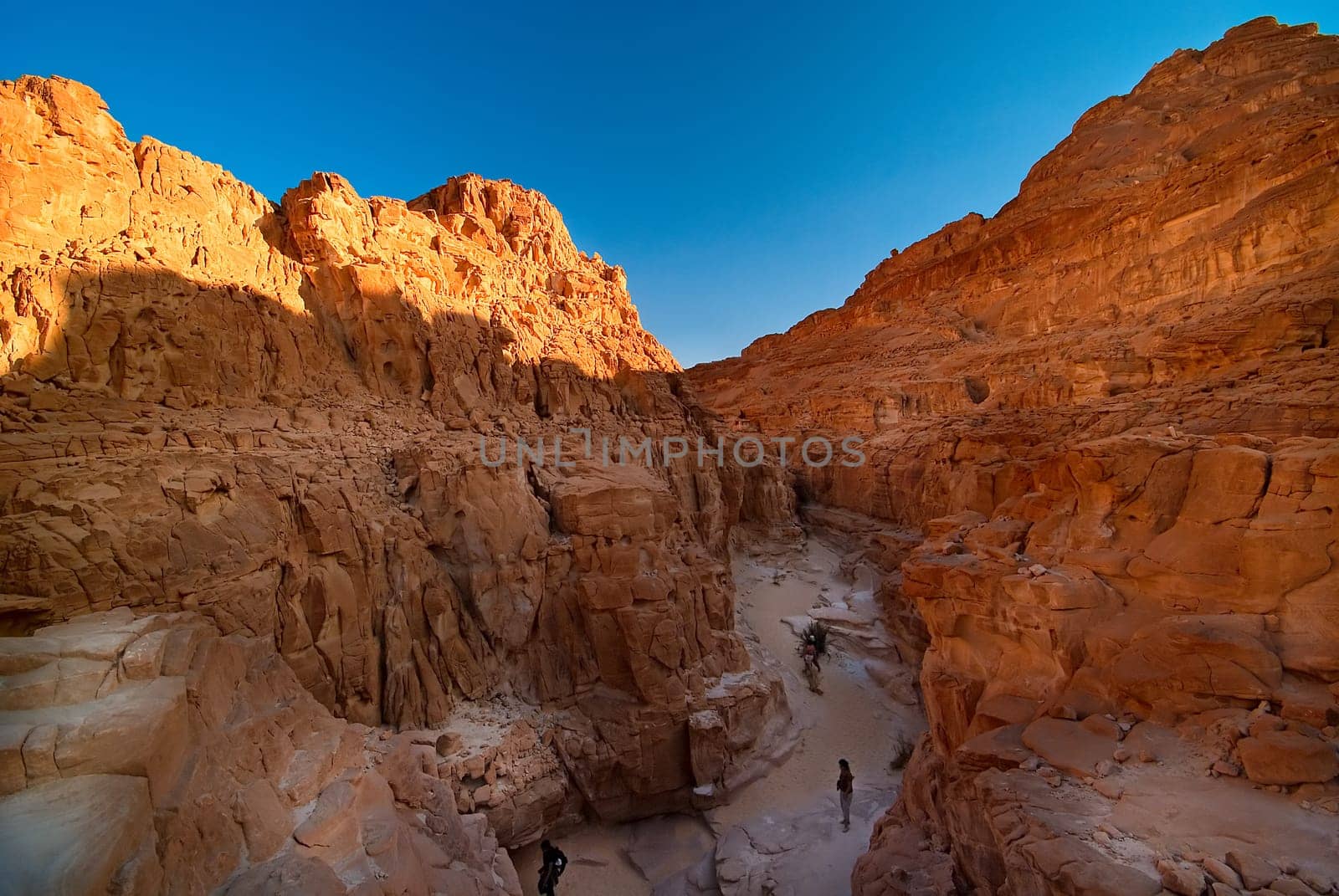 Man feels very small in this great scenery....