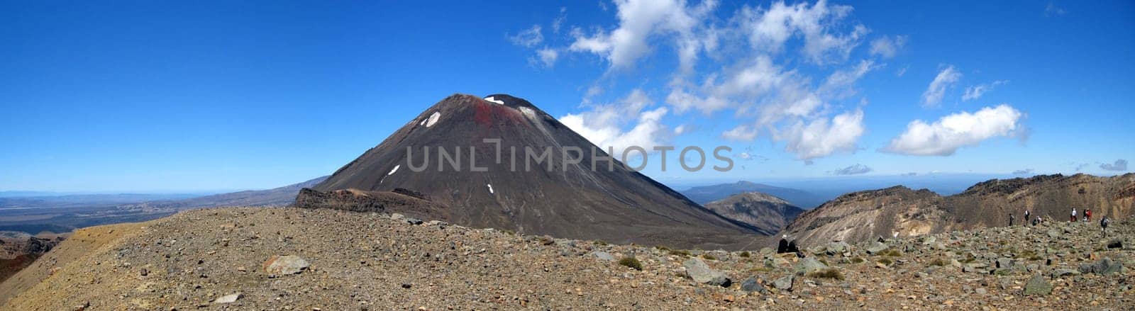 Panorama of Mt. Ngauruhoe,New Zealand