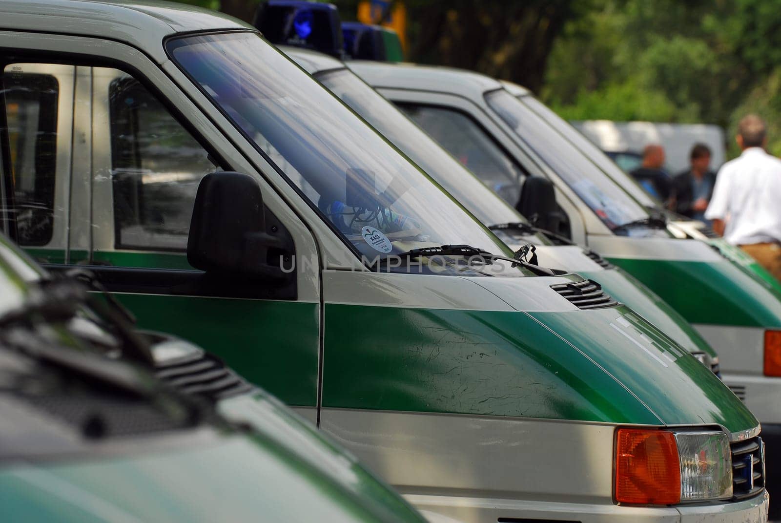 Police vehicles