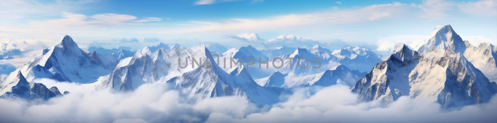 Blue travel sea island panorama fjord scenery snow beautiful winter landscape scandinavia nature water arctic north norway nordic sky mountain background