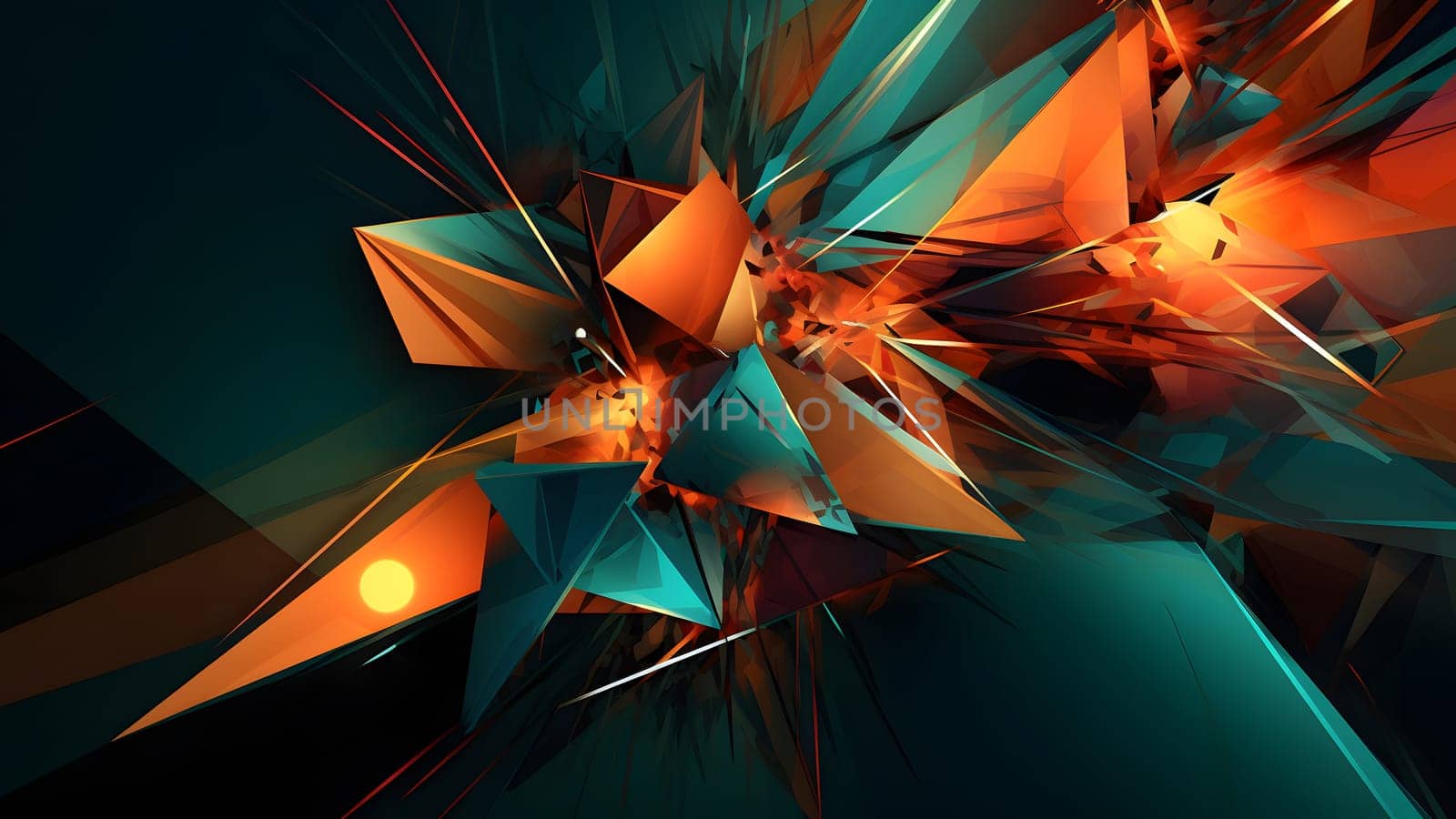 abstract teal-orange background and wallpaper. Not based on any actual person, scene or pattern.