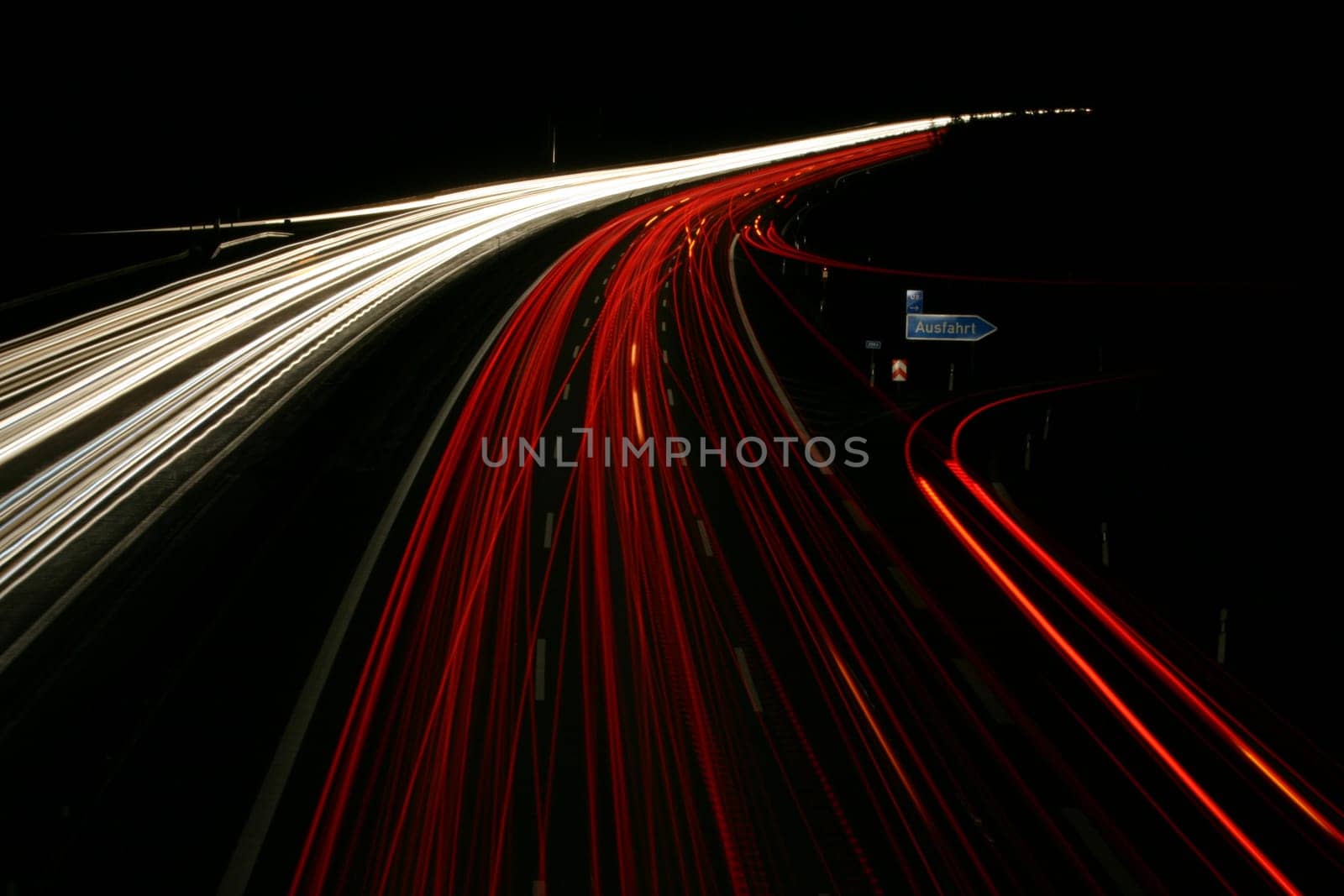 Highway at night