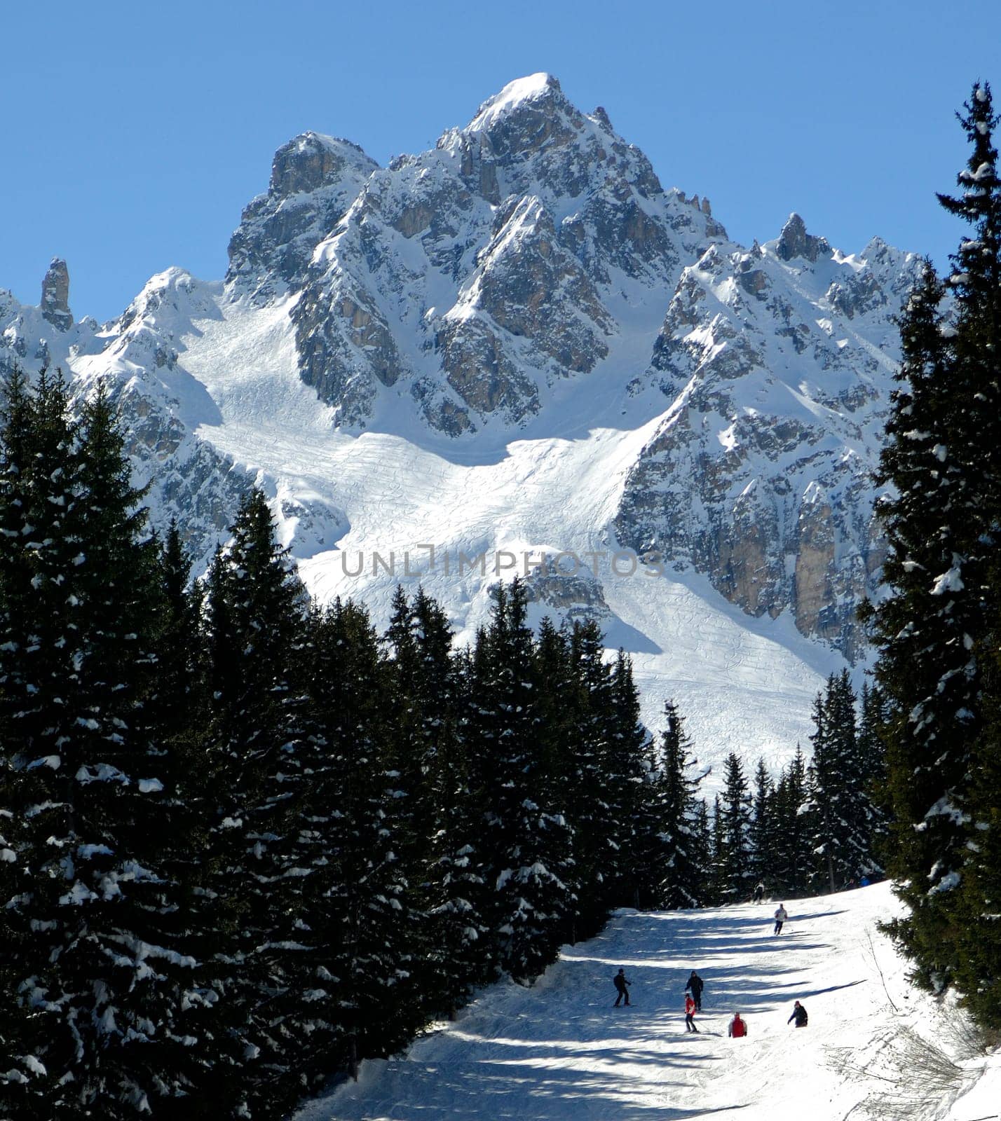 Ski resort Courchevel,France