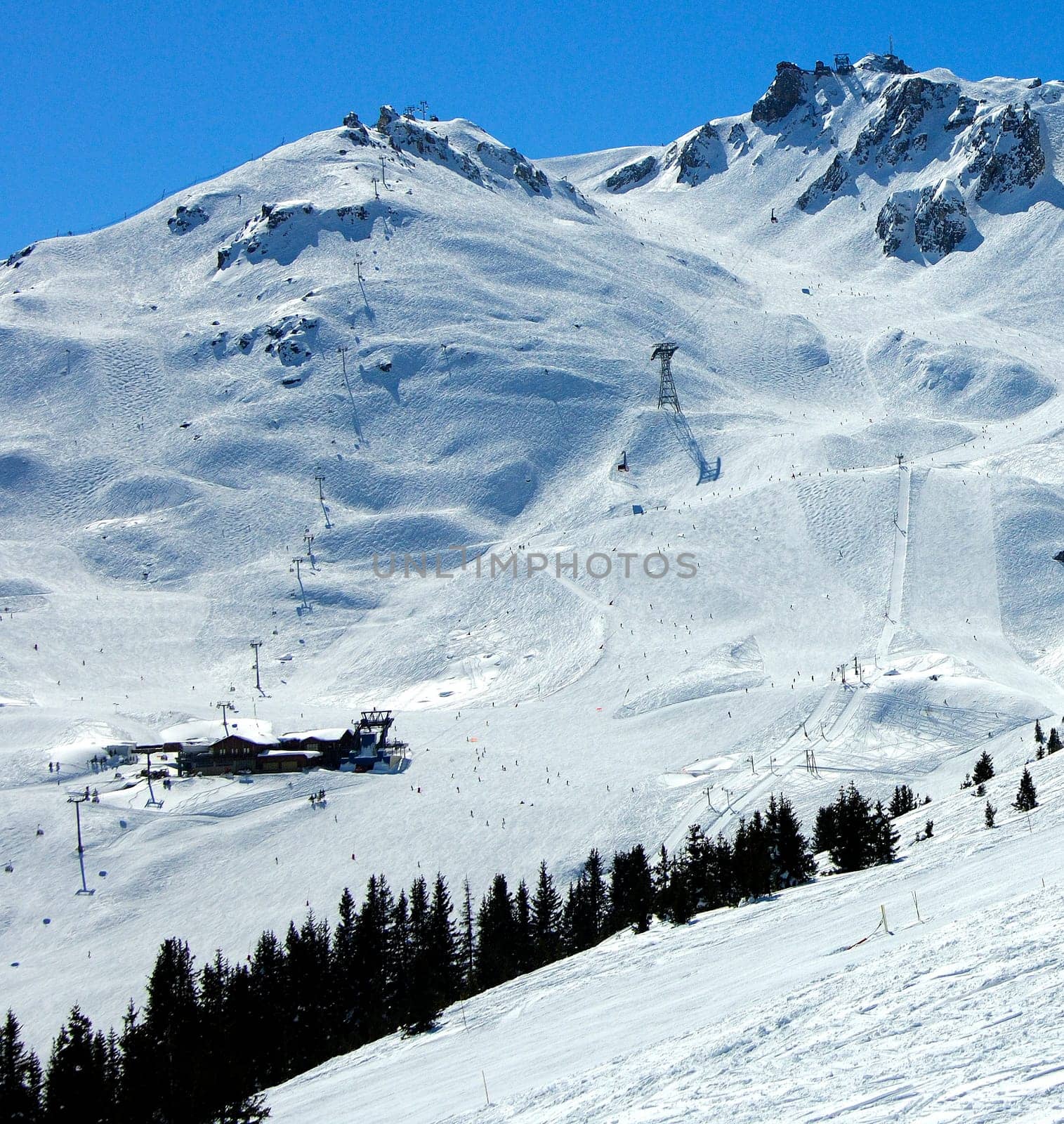 Ski slopes Curchevel,France