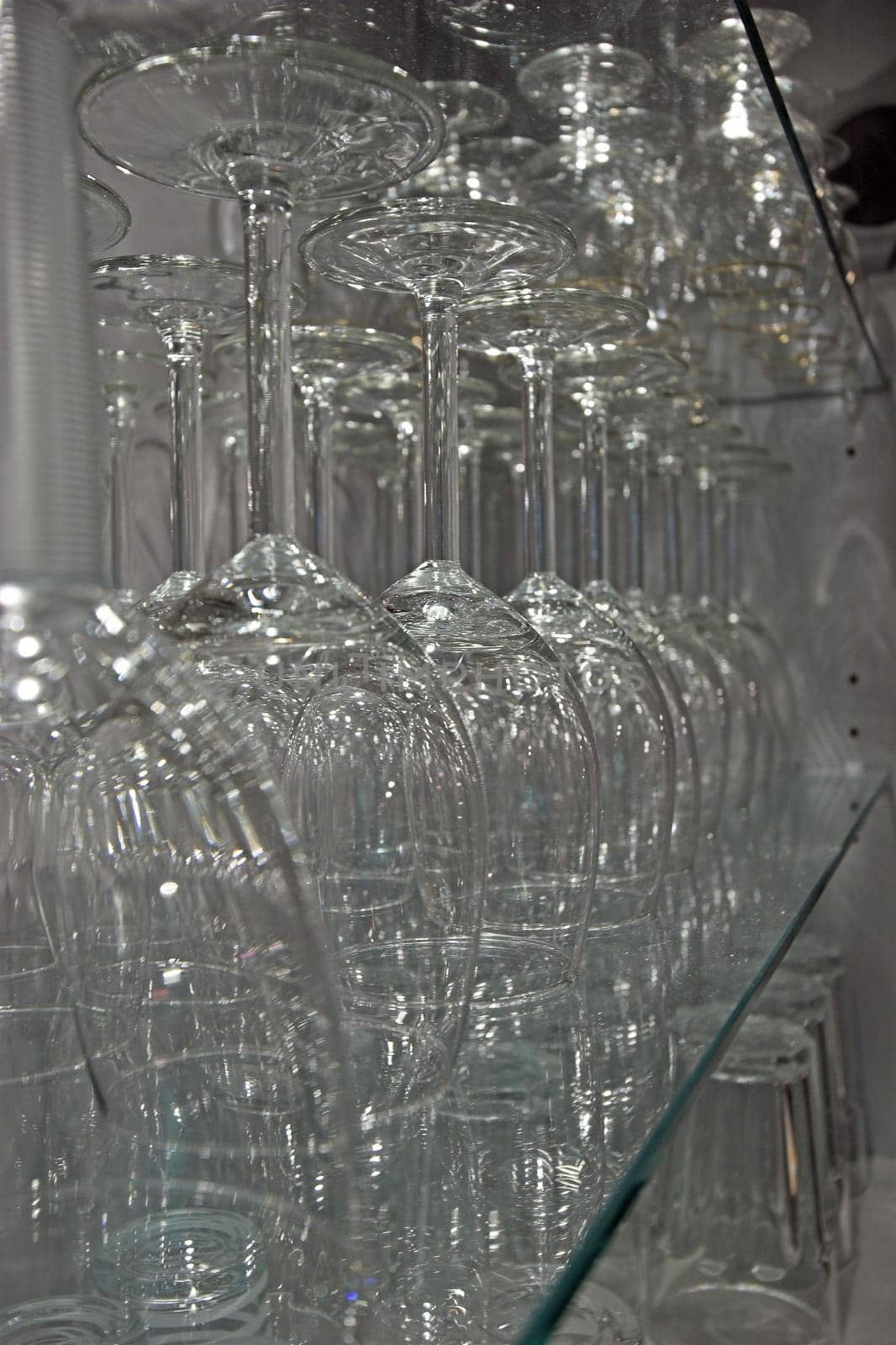 Glasses in the light