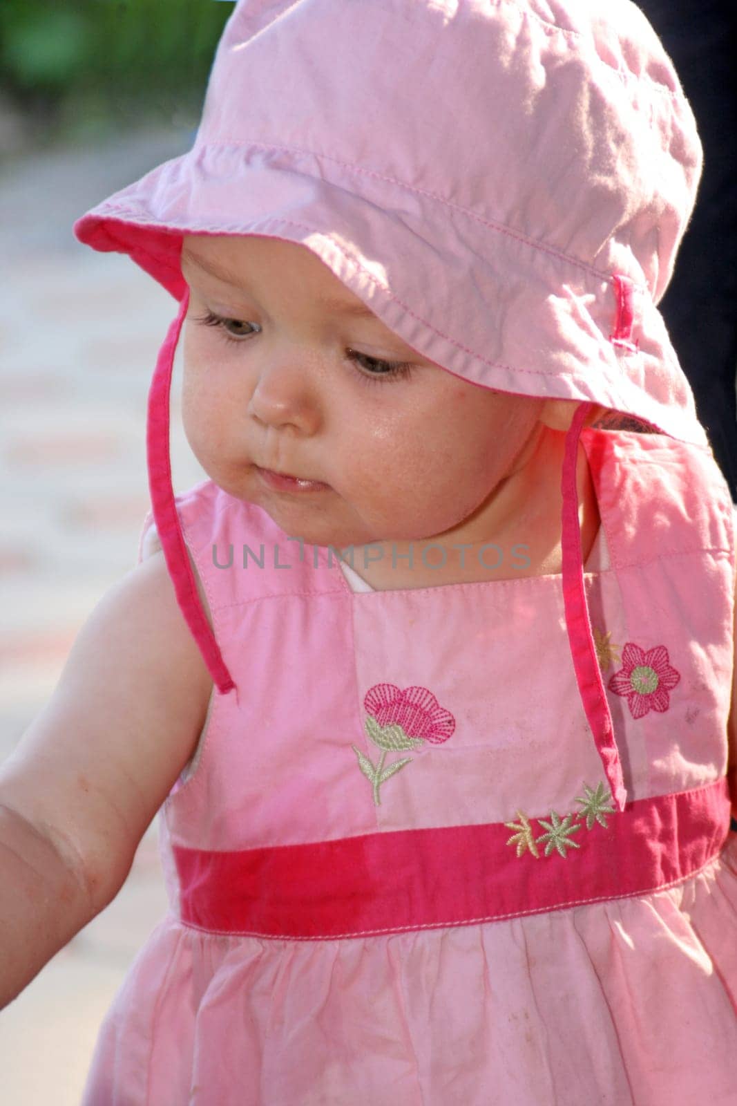 Girl in pink