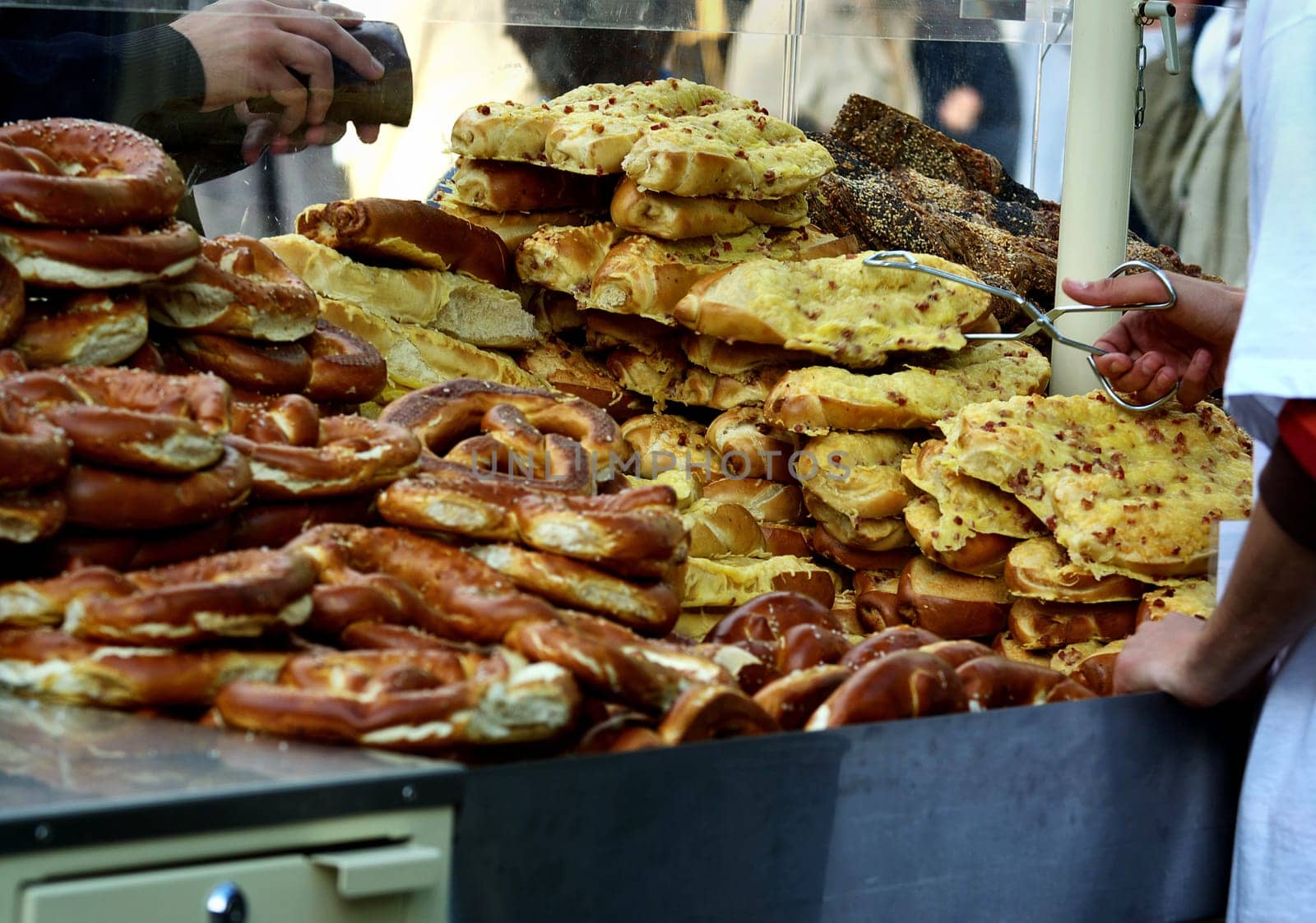 Pretzel stand
