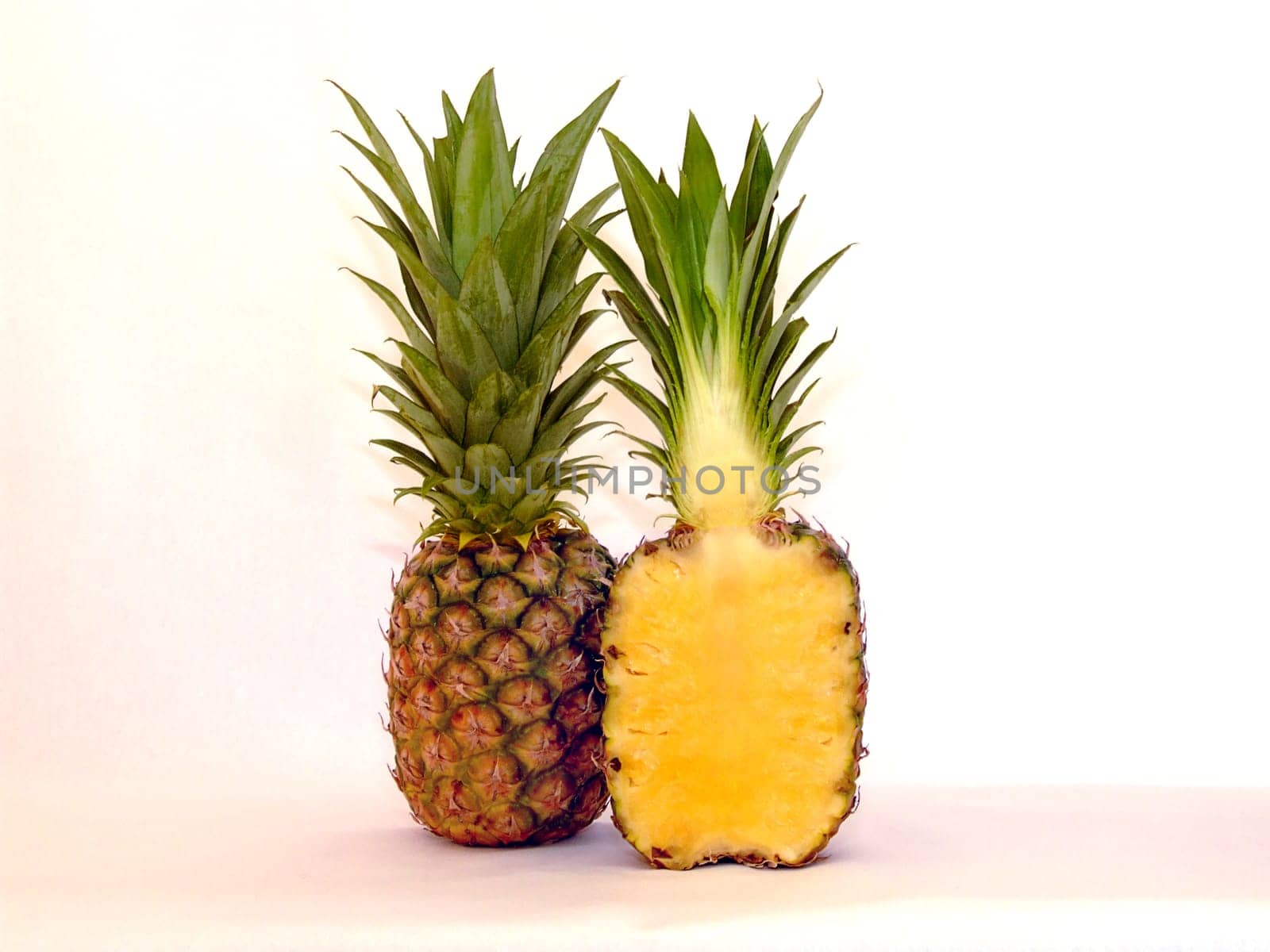 one and a half pineapples