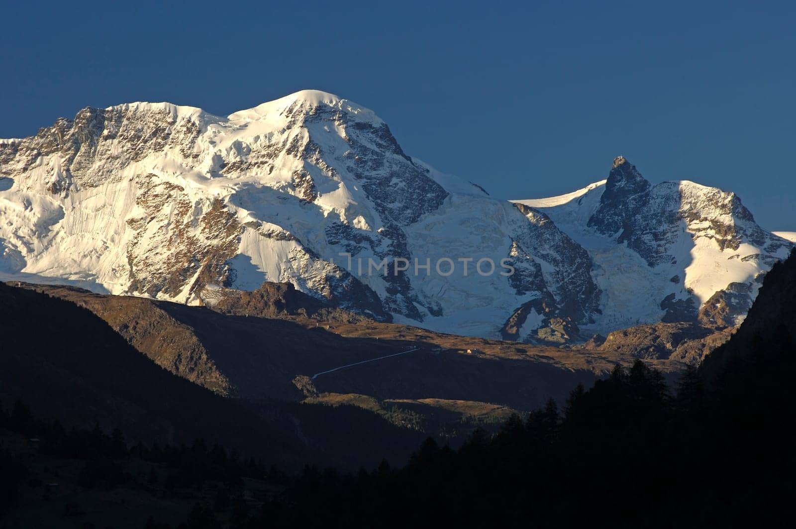 Breithorn and Klein Matterhorn,Zermatt Valais Switzerland