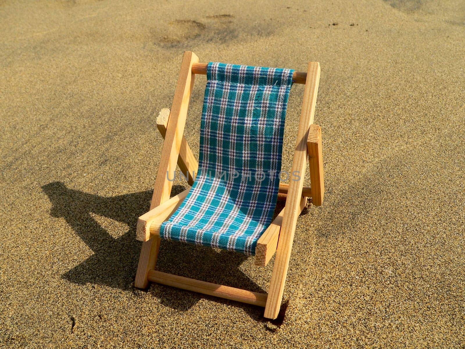 Sun lounger on the beach