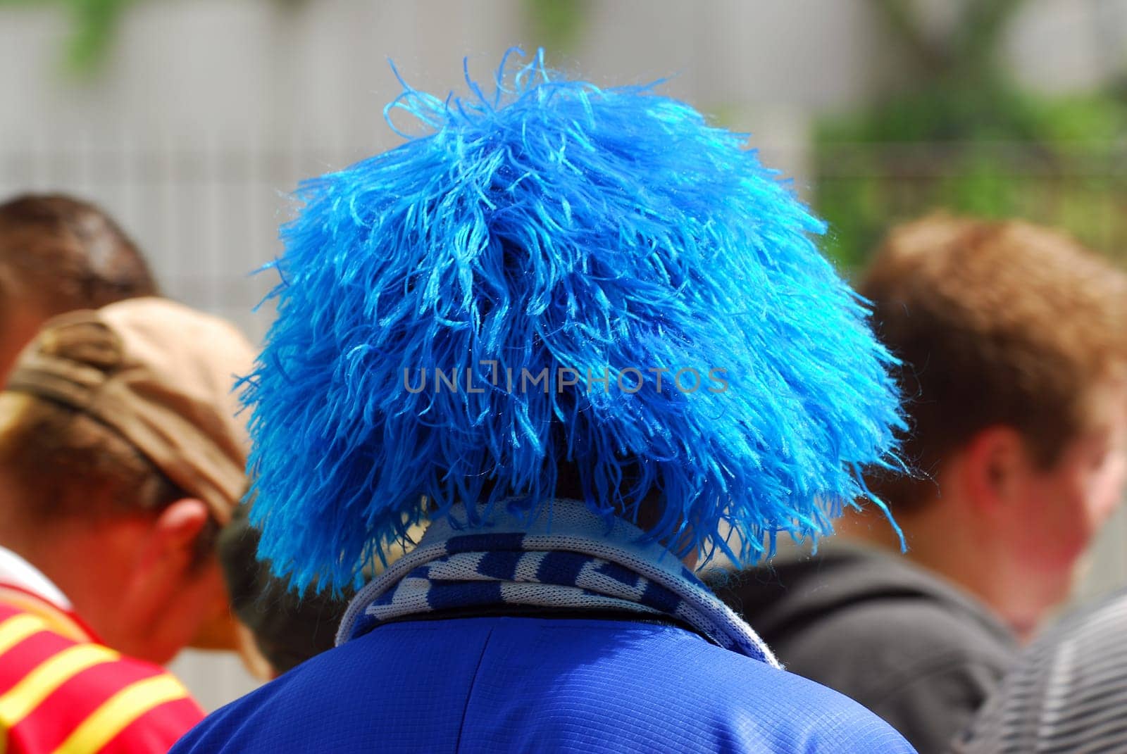 blue hair