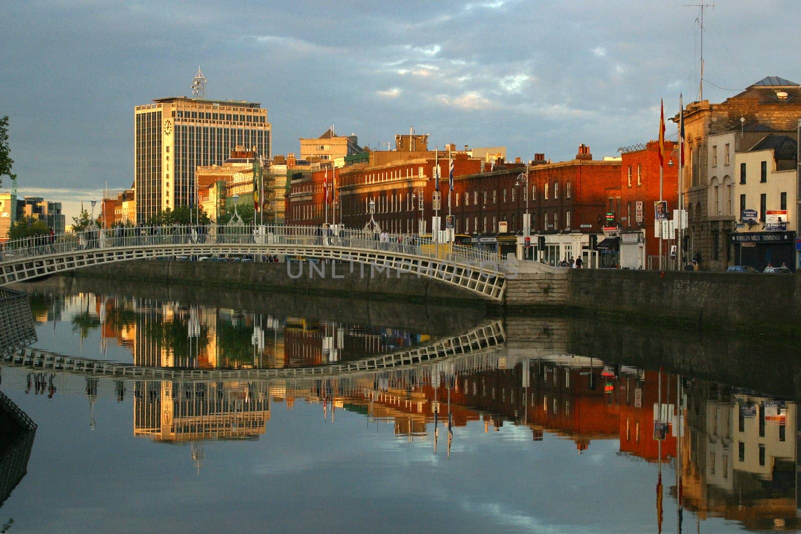 Dublin - Reflection in the River Liffey