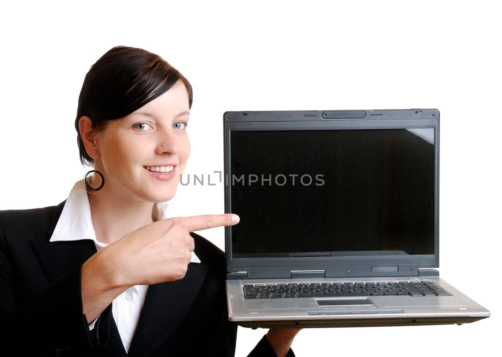 Woman with laptop