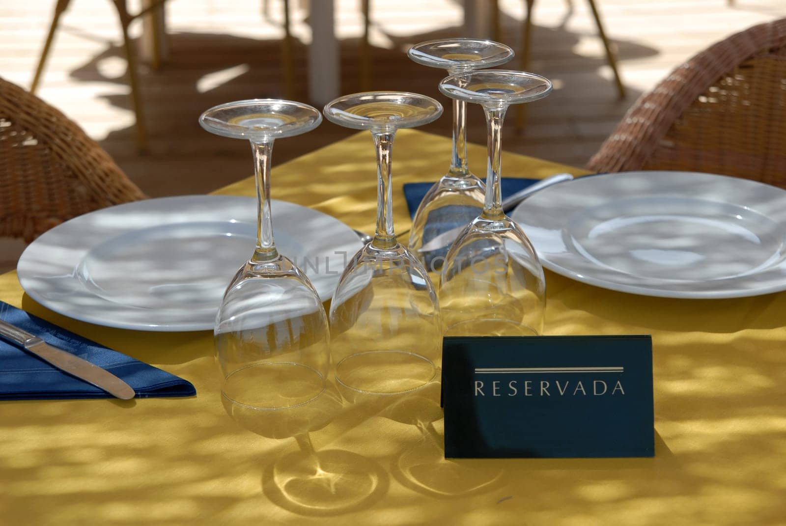 Reserved table