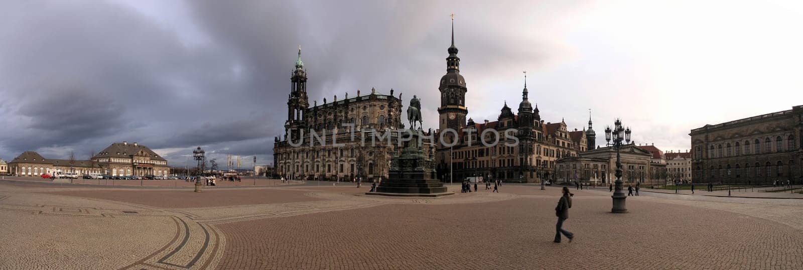 Dresden - Theaterplatz Panorama