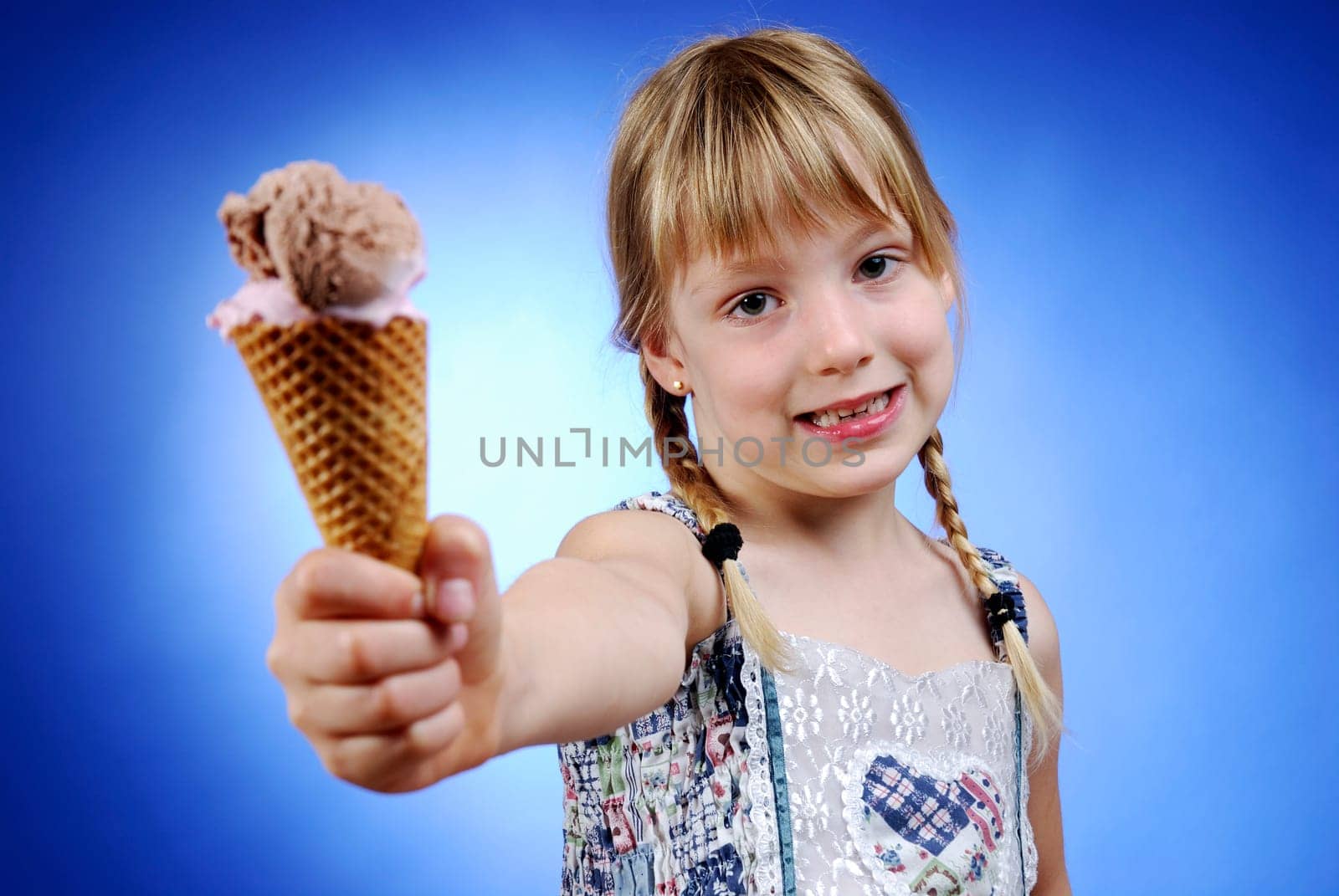 Girl with ice cream