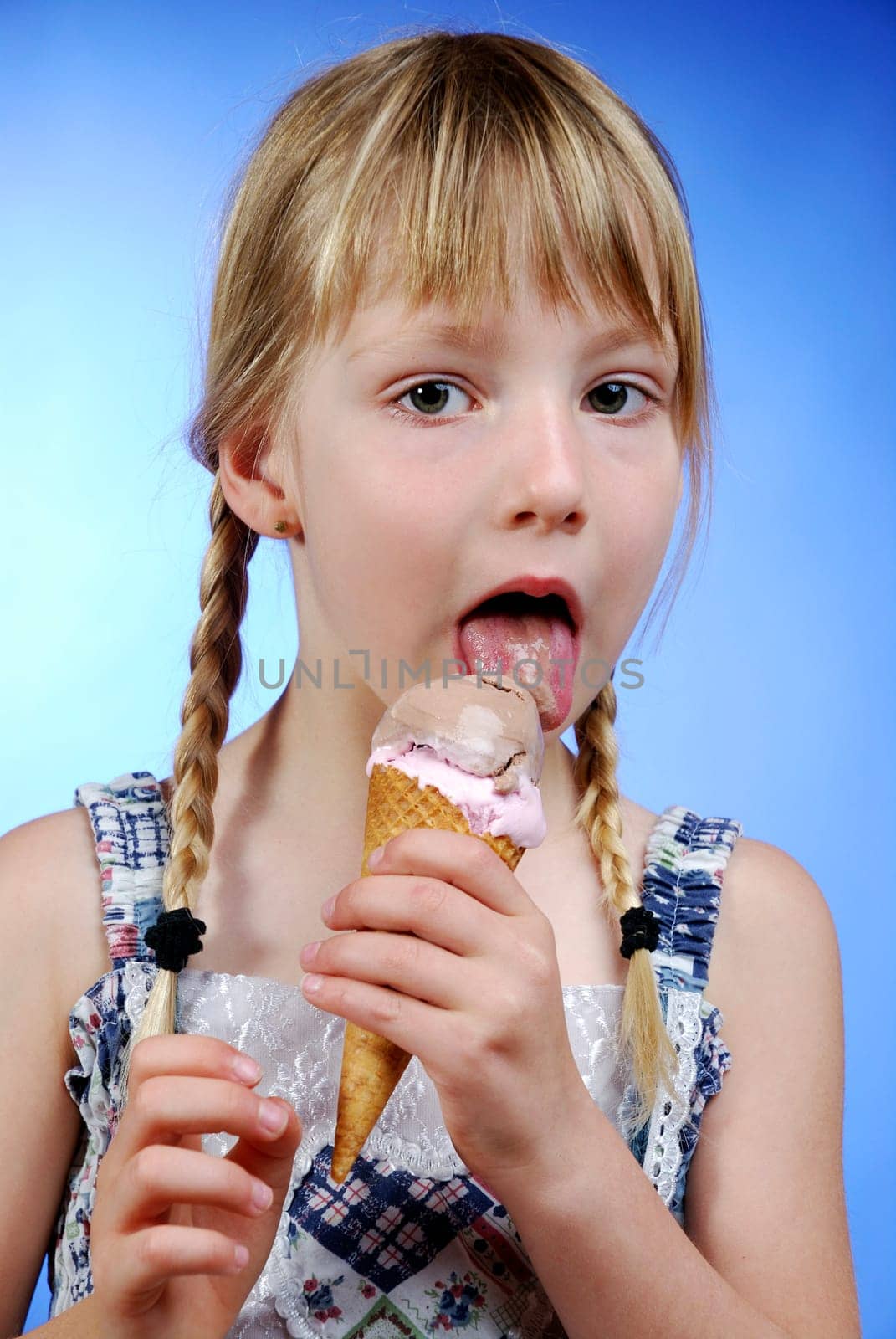 Girl with ice cream