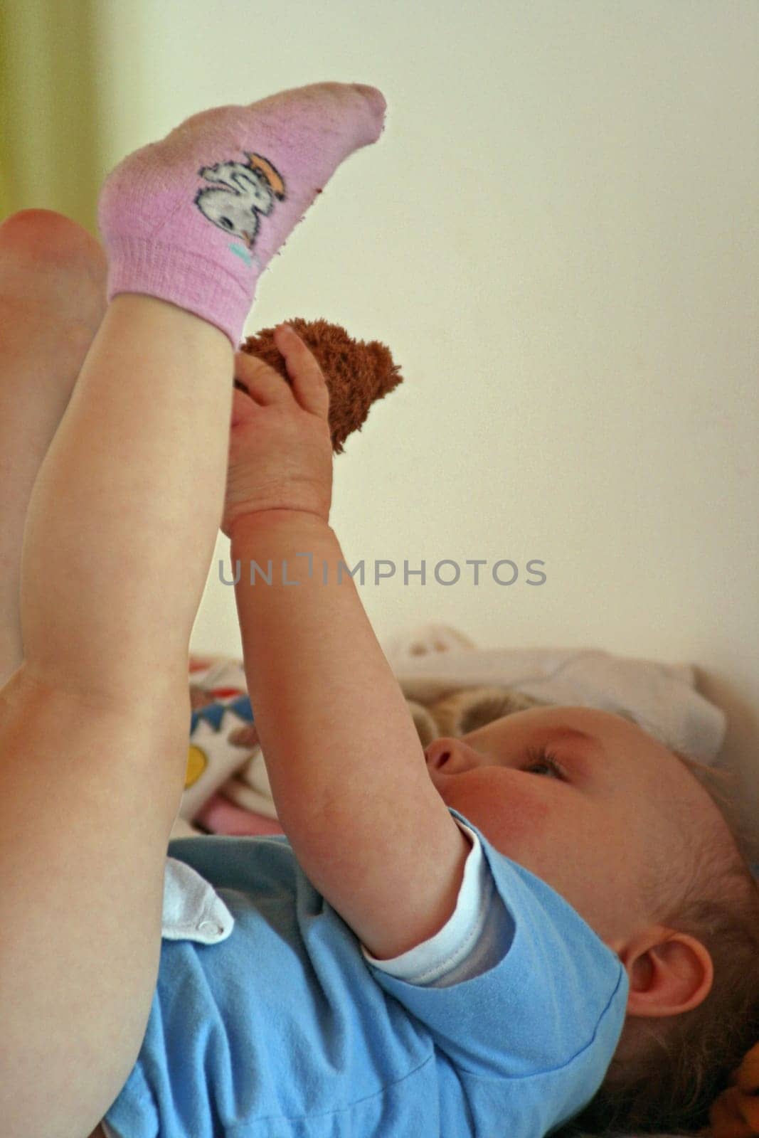 On the changing table