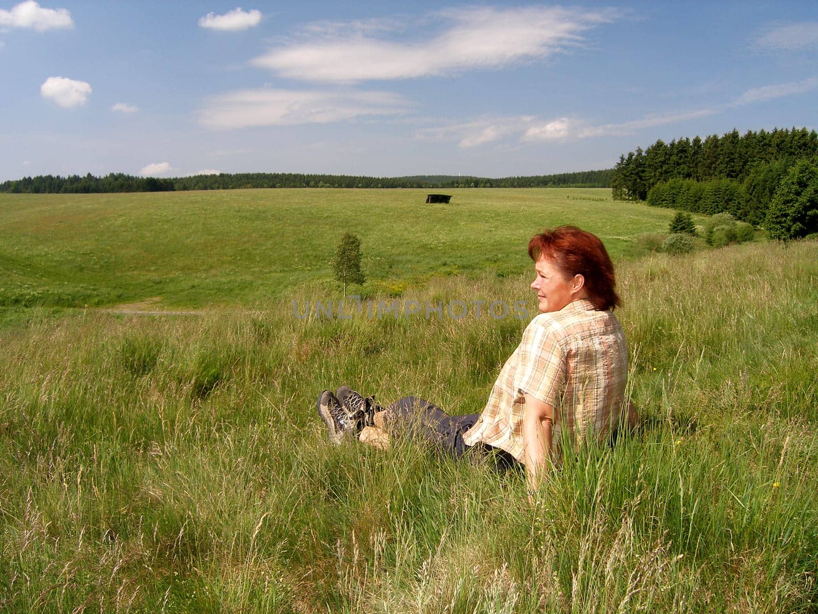 Hiking break in the Harz Mountains
