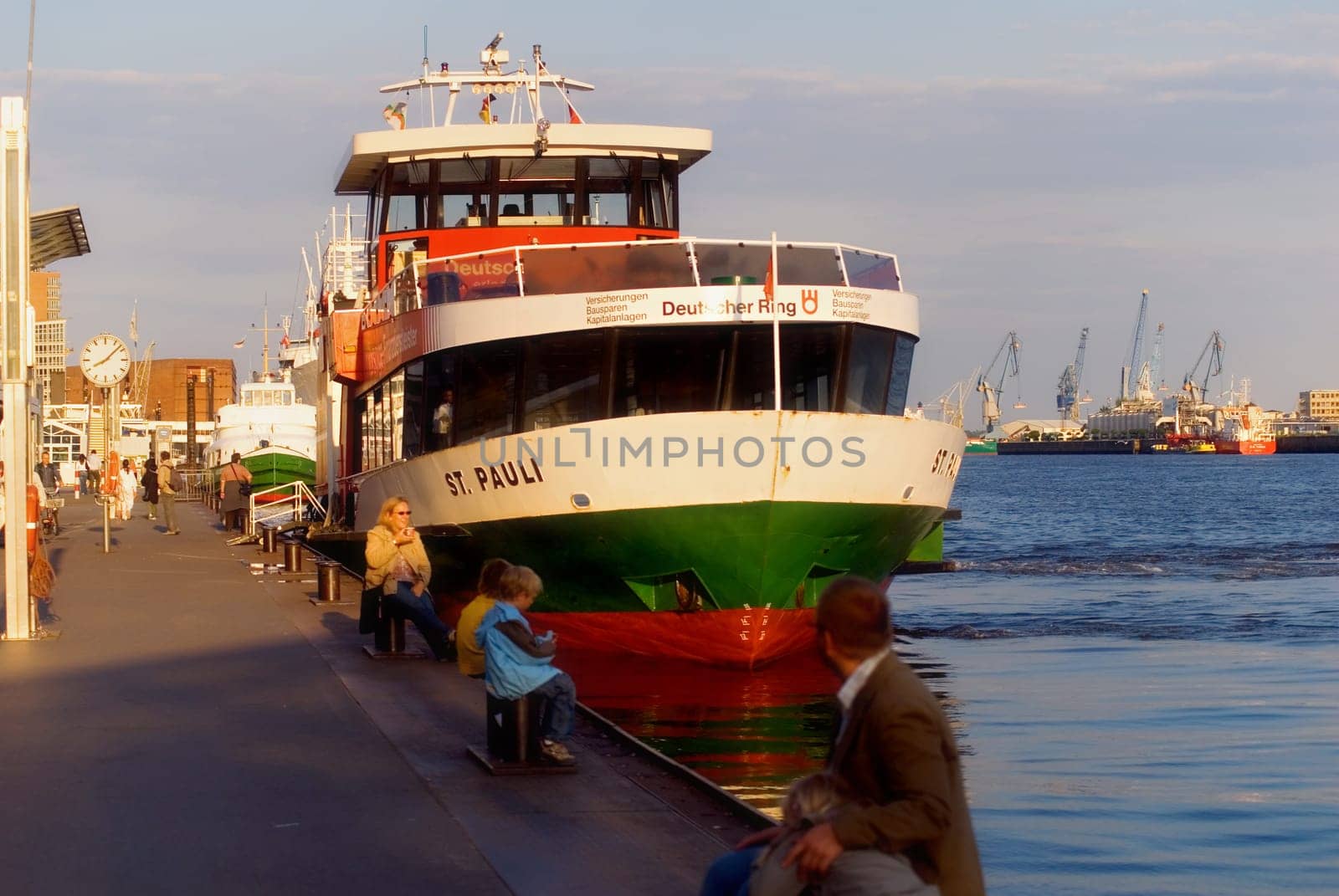 in the Port of Hamburg