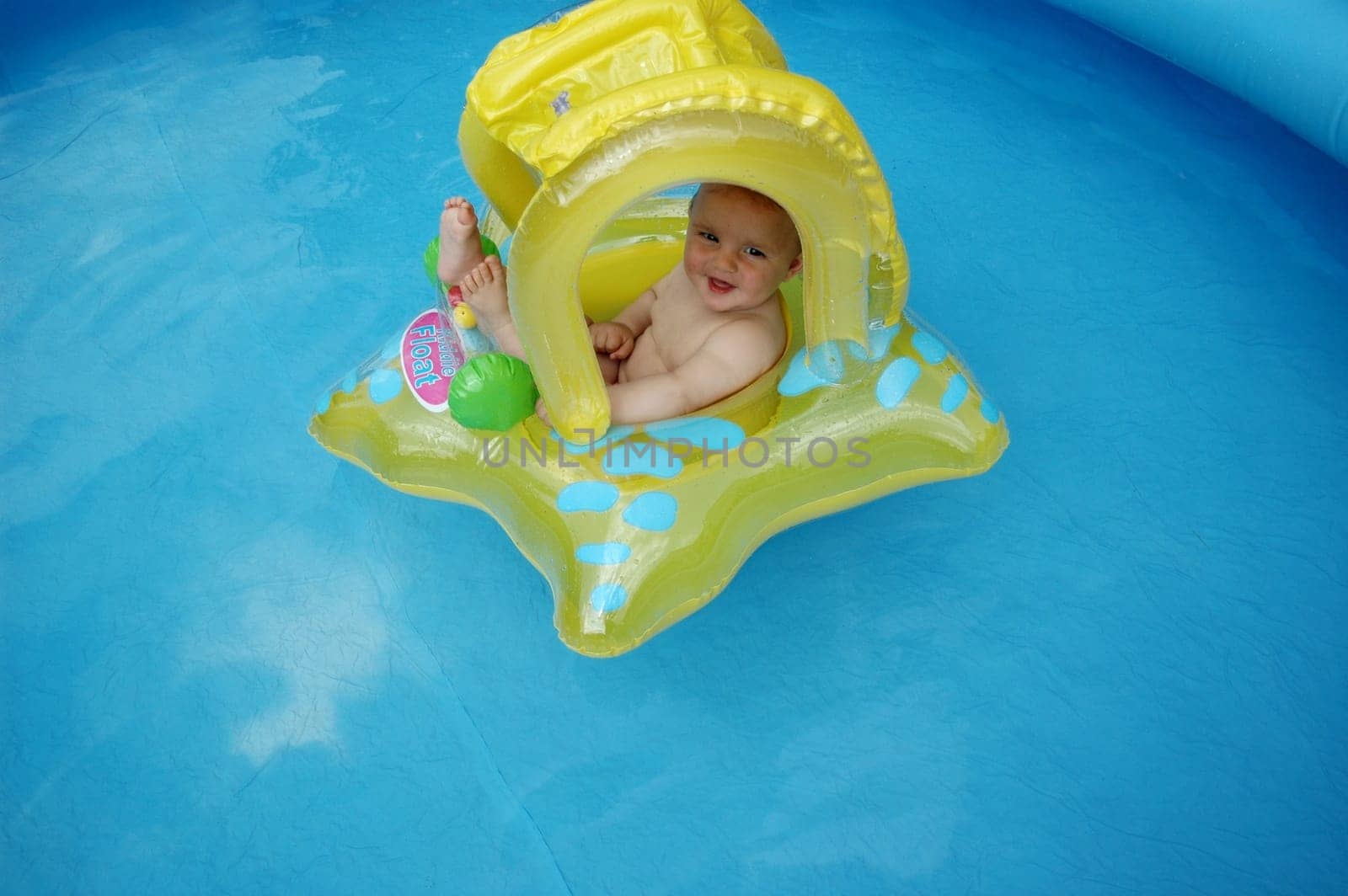 In the pool
