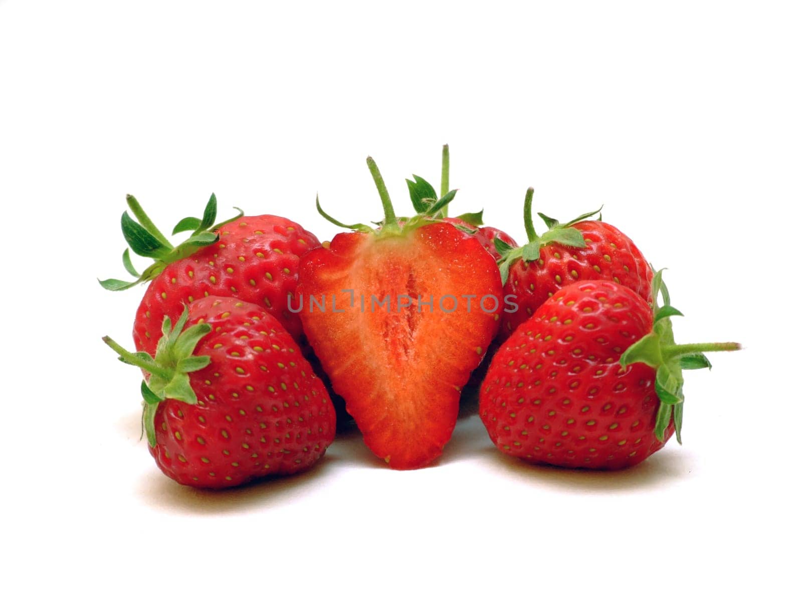 Strawberry piles