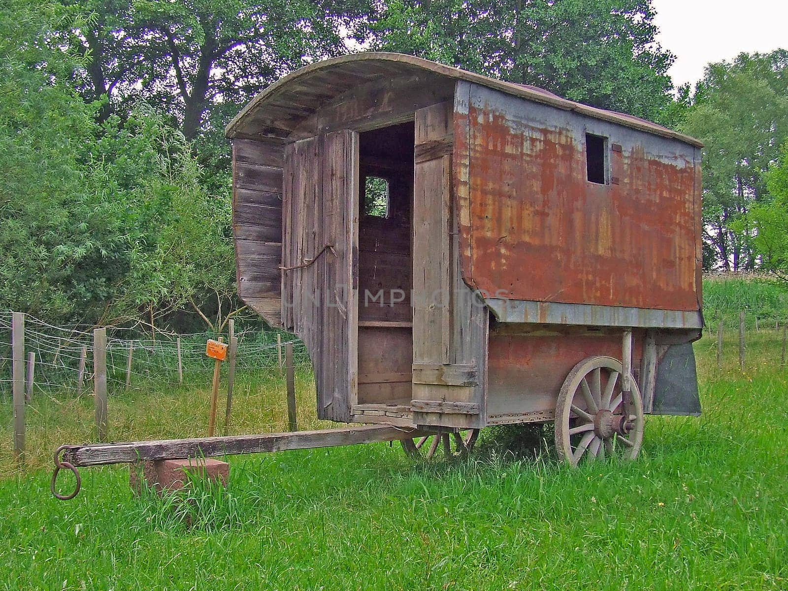 Old caravan