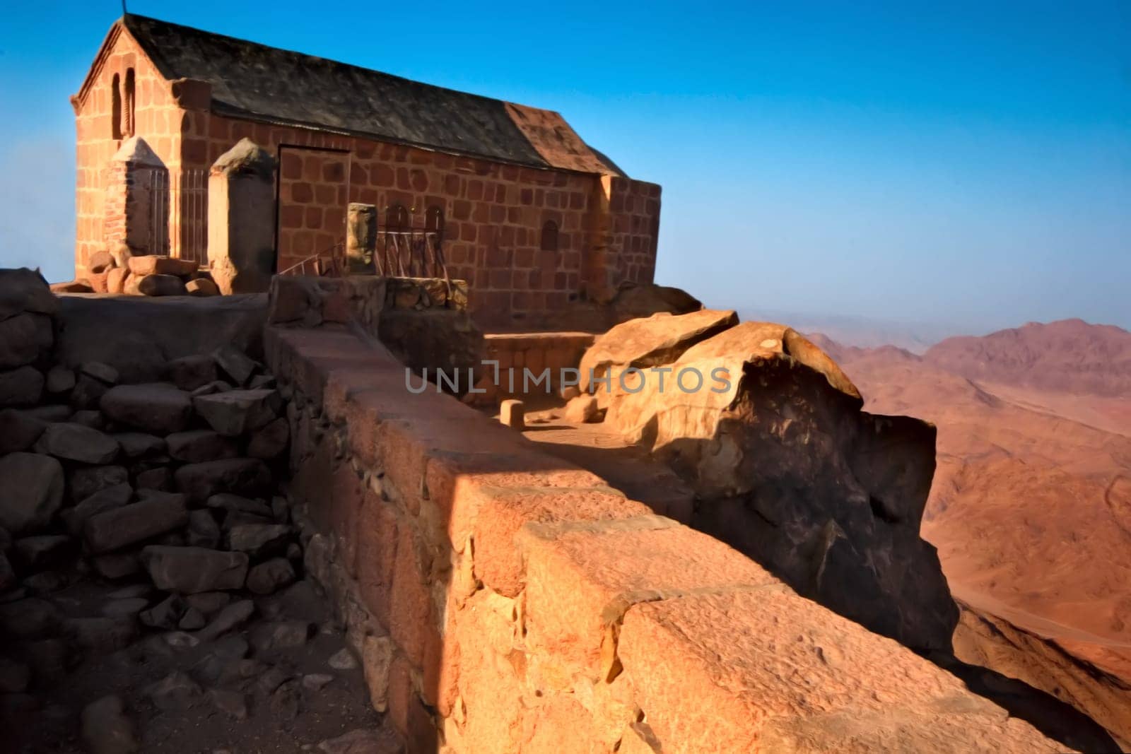 Peace among religions.... this mountain is a symbol,holy for Christians,Muslims and Jews alike. The chapel on the summit was built in 1939.