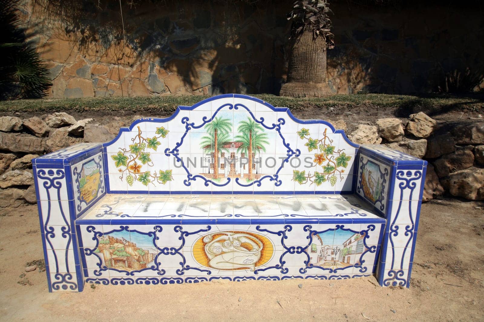 Bank on the promenade of Marbella